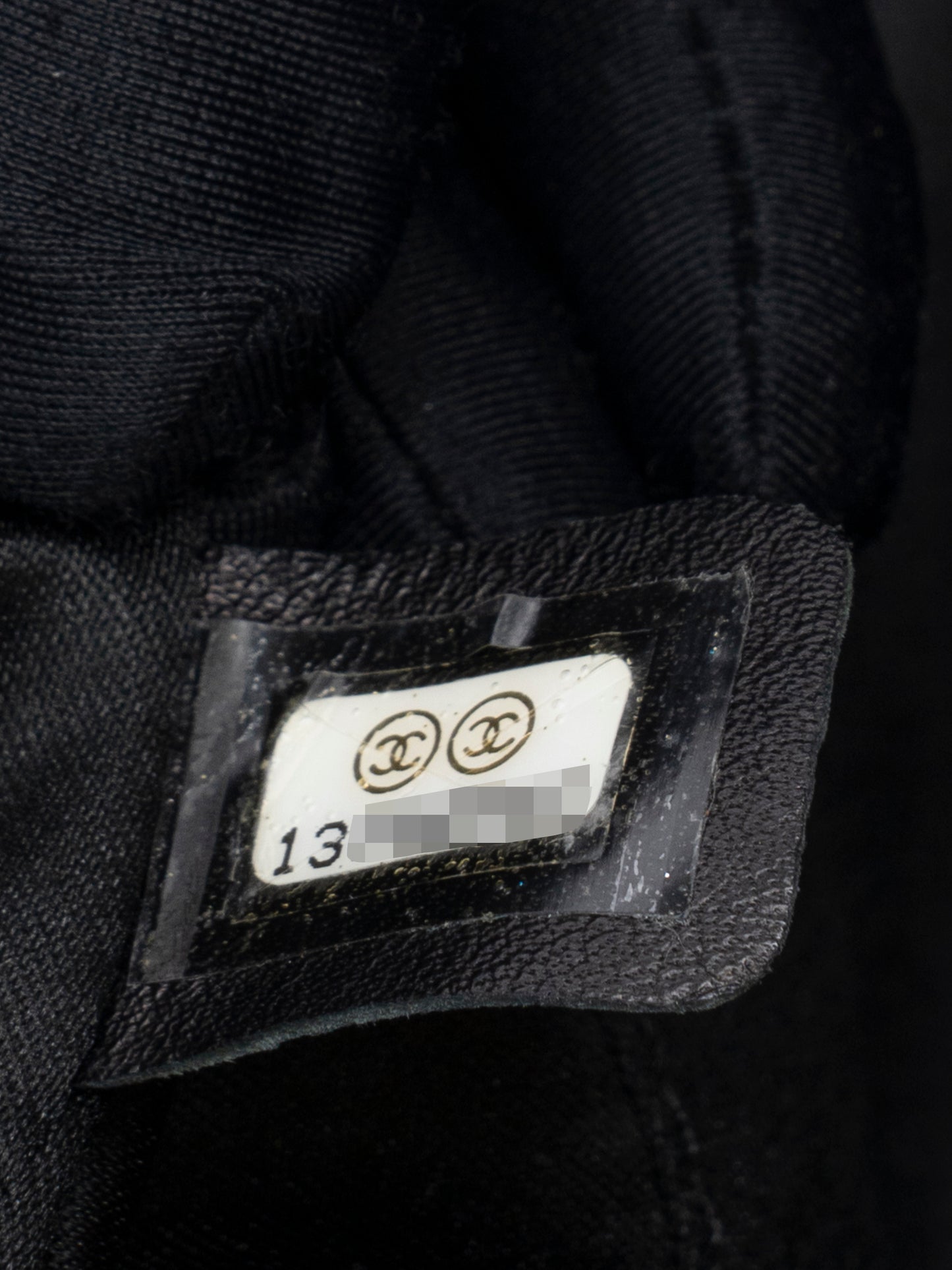 シャネル GST トートバッグ キャビアスキン ブラック ゴールド金具