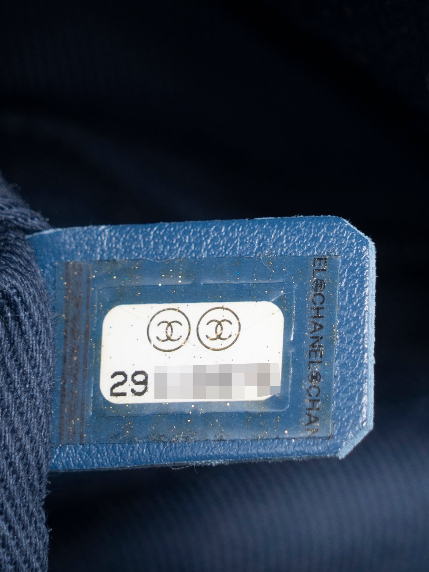 シャネル ココマーク ワイルドステッチ 2wayハンドバッグ デニム ブルー ゴールド金具