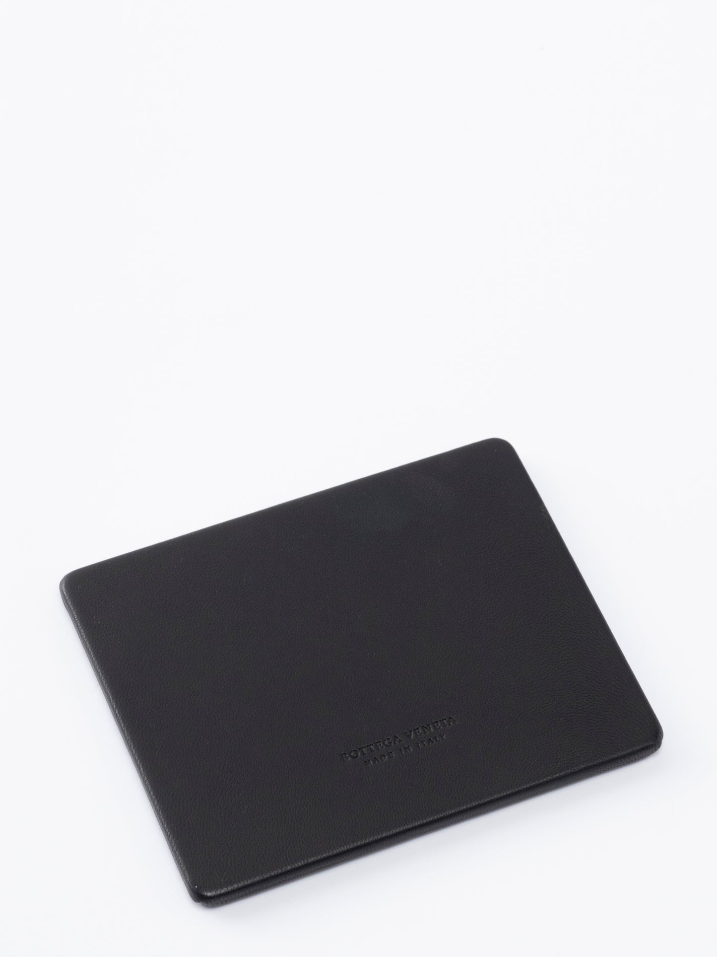 ボッテガヴェネ イントレチャート ショルダーバッグ レザー ブラック ブラック金具