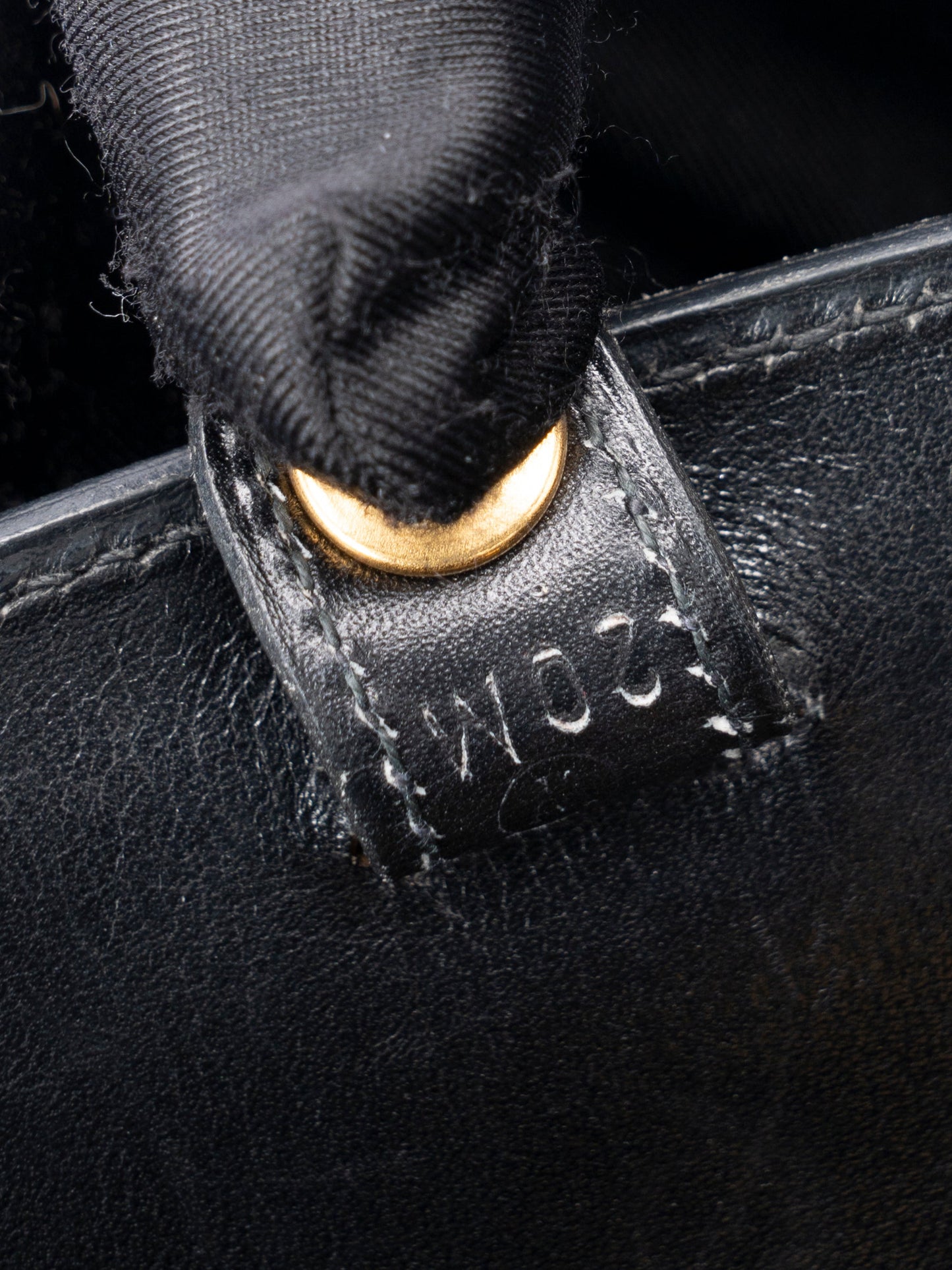 エルメス ソルボンヌ26 トートバッグ 〇W刻:1993年 ボックスカーフ ブラック ゴールド金具