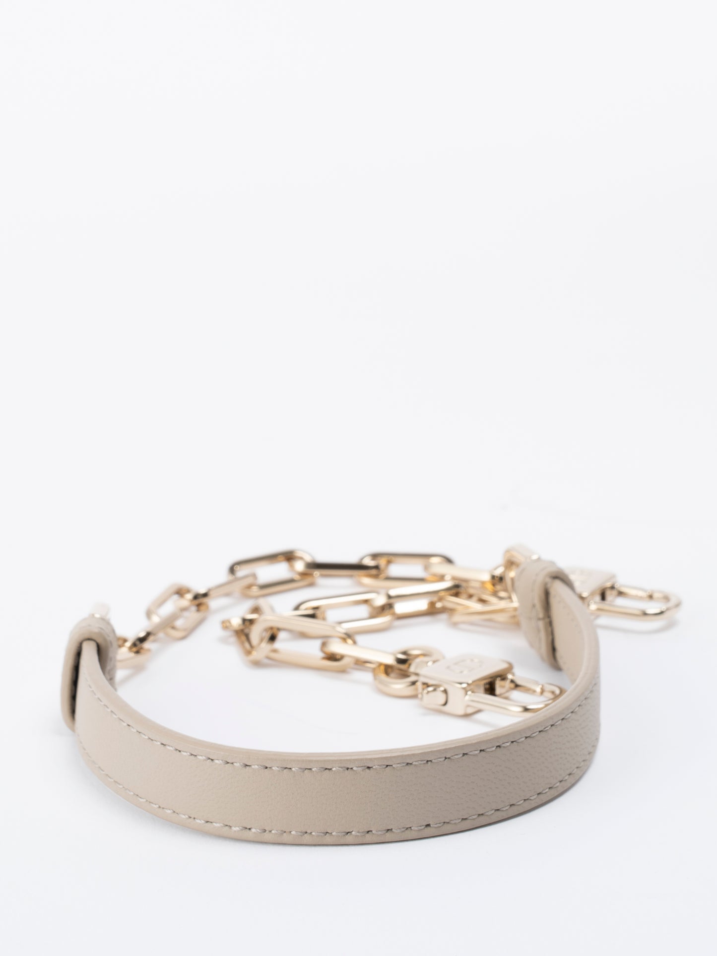 ディオール レディディオール D-Joy カナージュ 2WAYハンドバッグ レザー ベージュ ゴールド金具