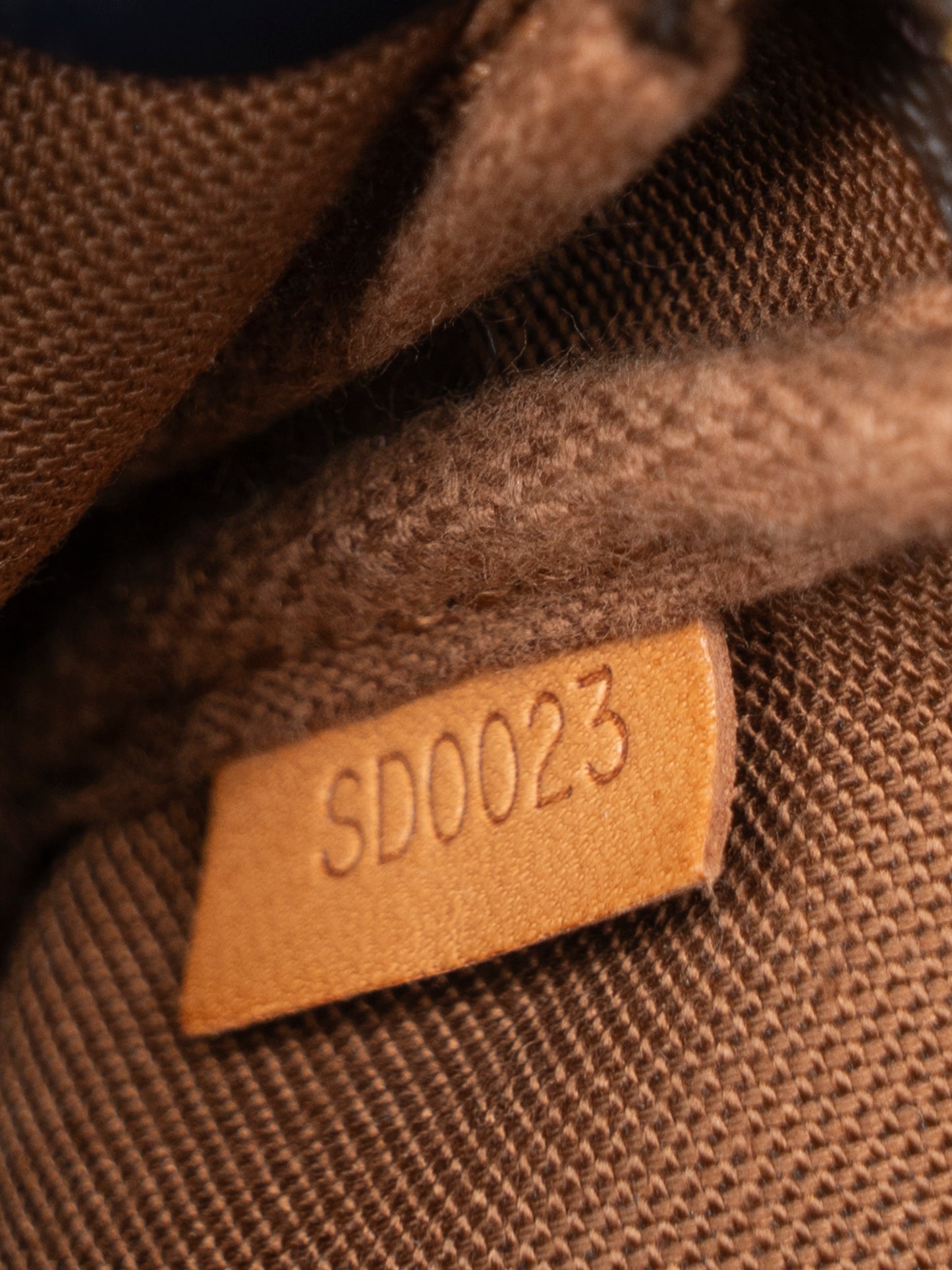 ルイ・ヴィトン M42238 バケットPM ポーチ付き トートバッグ モノグラムキャンバス ブラウン ゴールド金具