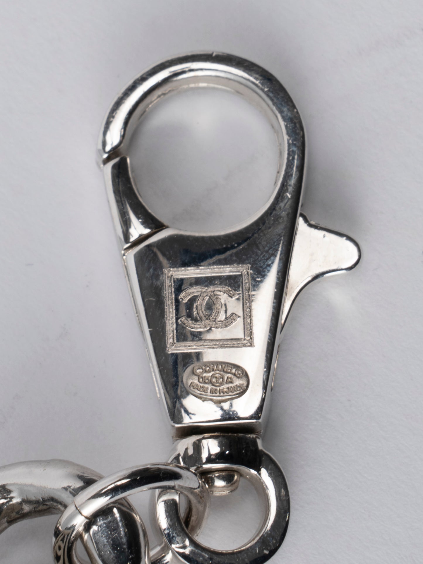 シャネル スポーツライン ココマーク チェーンベルト メタル シルバー