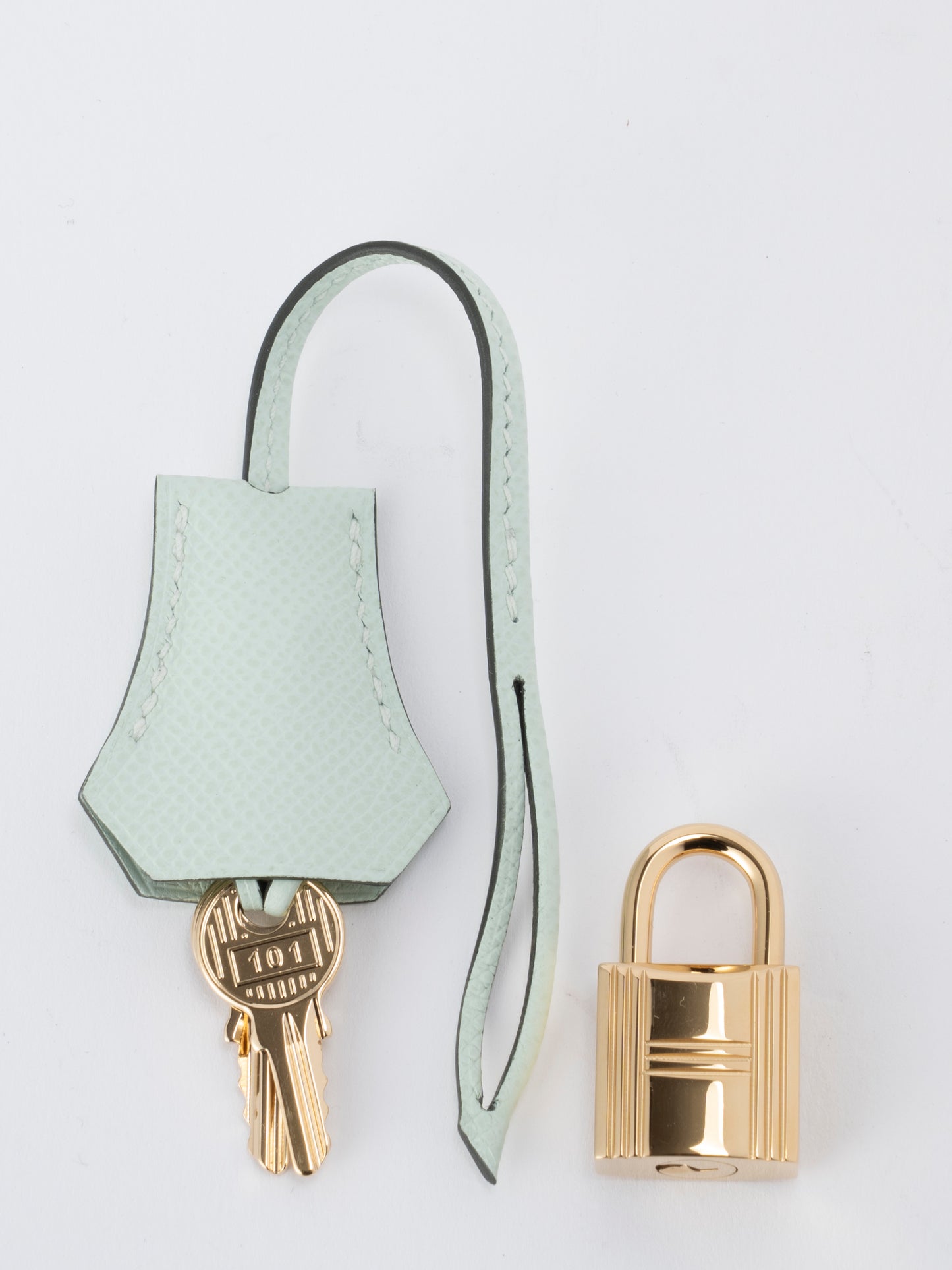 エルメス ケリー25 ハンドバッグ K刻:2025年 エプソン ヴェールペパーミント ゴールド金具 新品