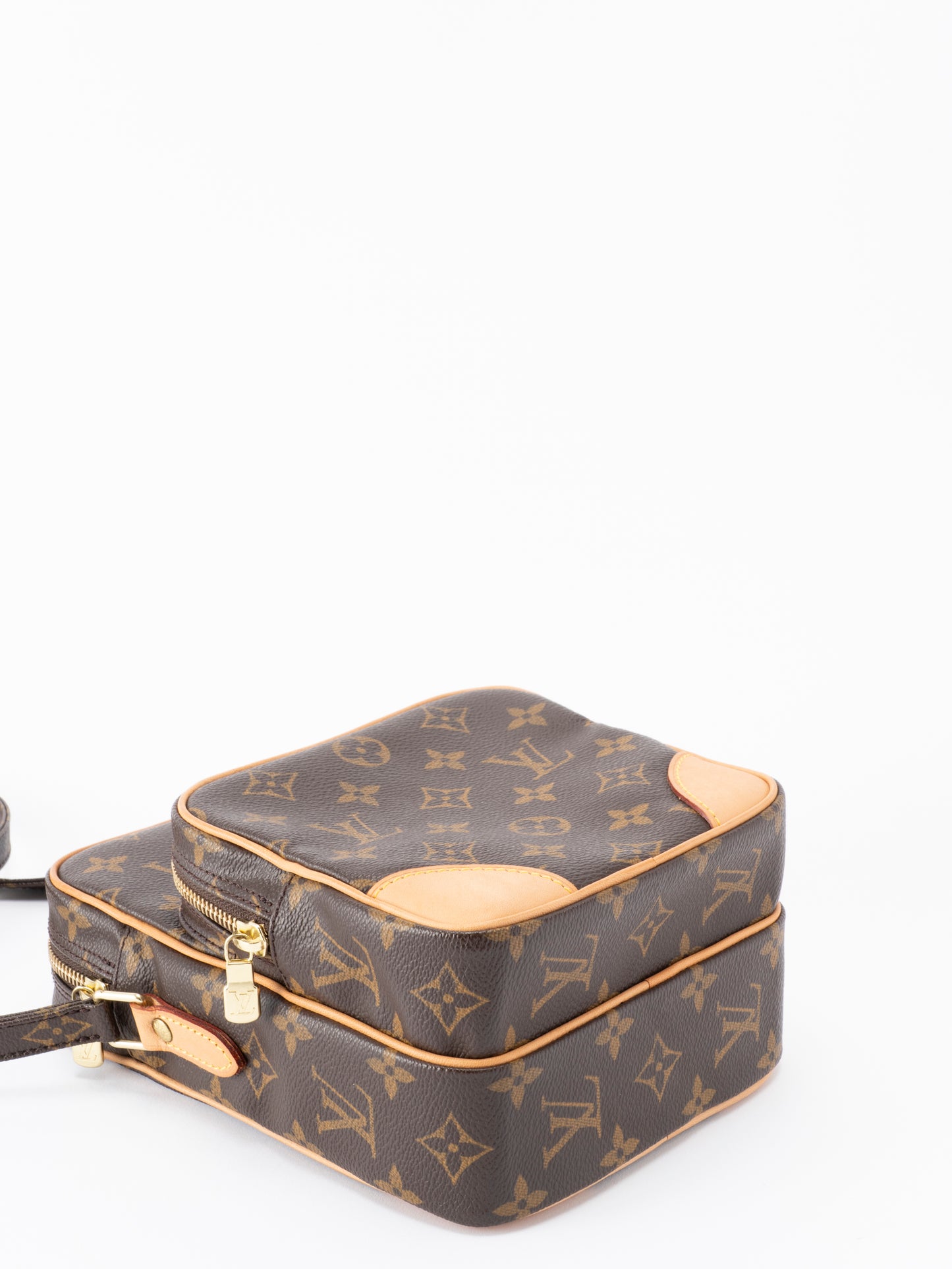 ルイ・ヴィトン M45236 アマゾン ショルダーバッグ モノグラムキャンバス ブラウン ゴールド金具