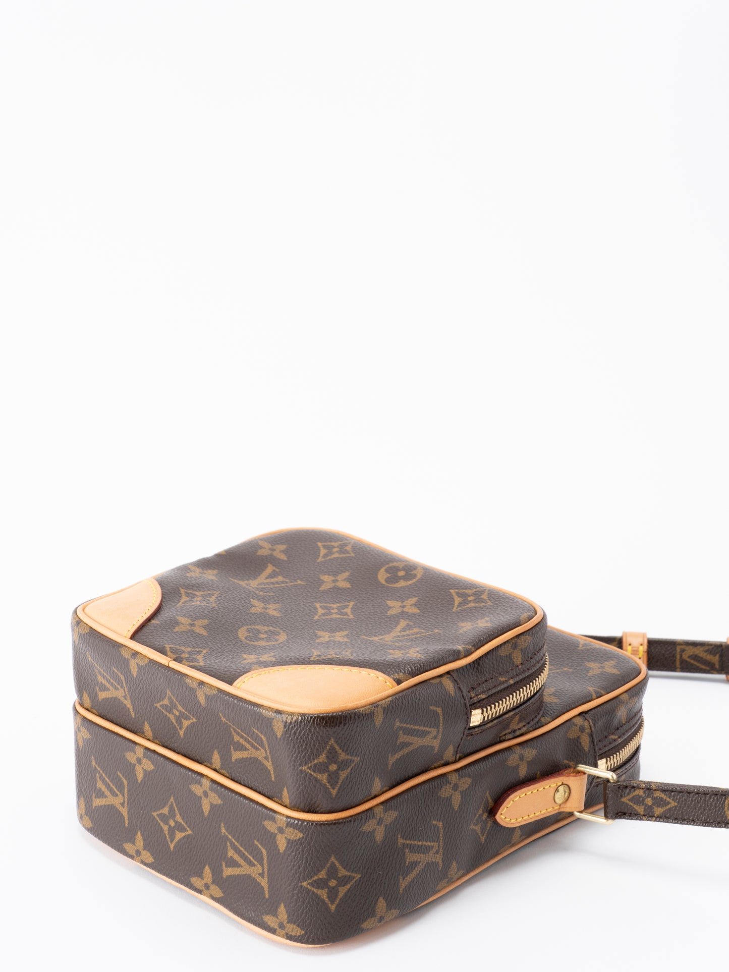 ルイ・ヴィトン M45236 アマゾン ショルダーバッグ モノグラムキャンバス ブラウン ゴールド金具