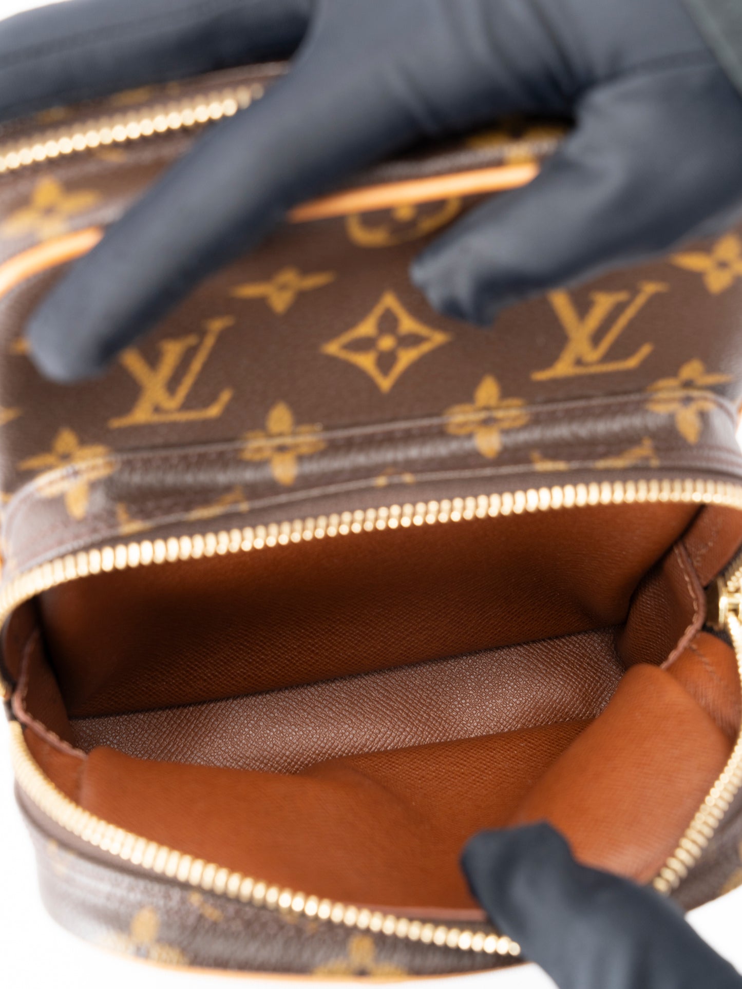 ルイ・ヴィトン M45236 アマゾン ショルダーバッグ モノグラムキャンバス ブラウン ゴールド金具