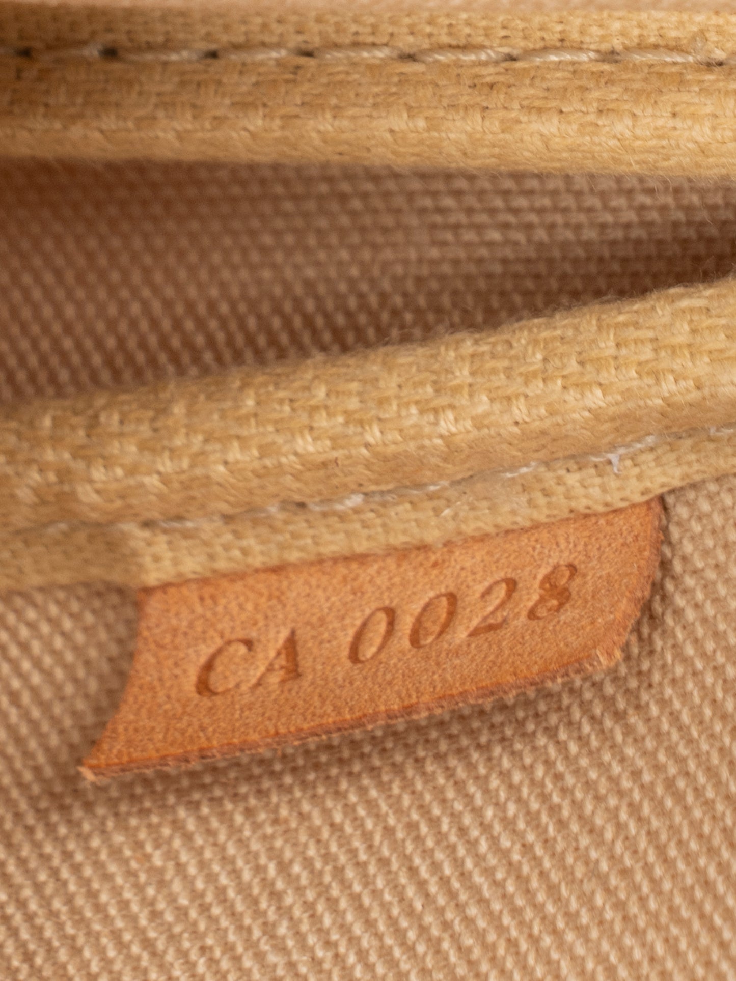 ルイ・ヴィトン N41207 ポシェット アクセソワール アズール ダミエキャンバス ブロン ゴールド金具