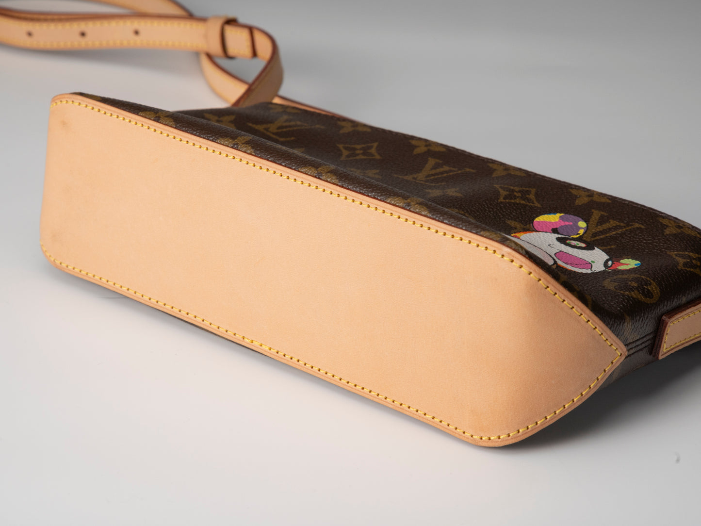 ルイ・ヴィトン M51241 パンダ トロター ショルダーバッグ モノグラムキャンバス ブラウン ゴールド金具