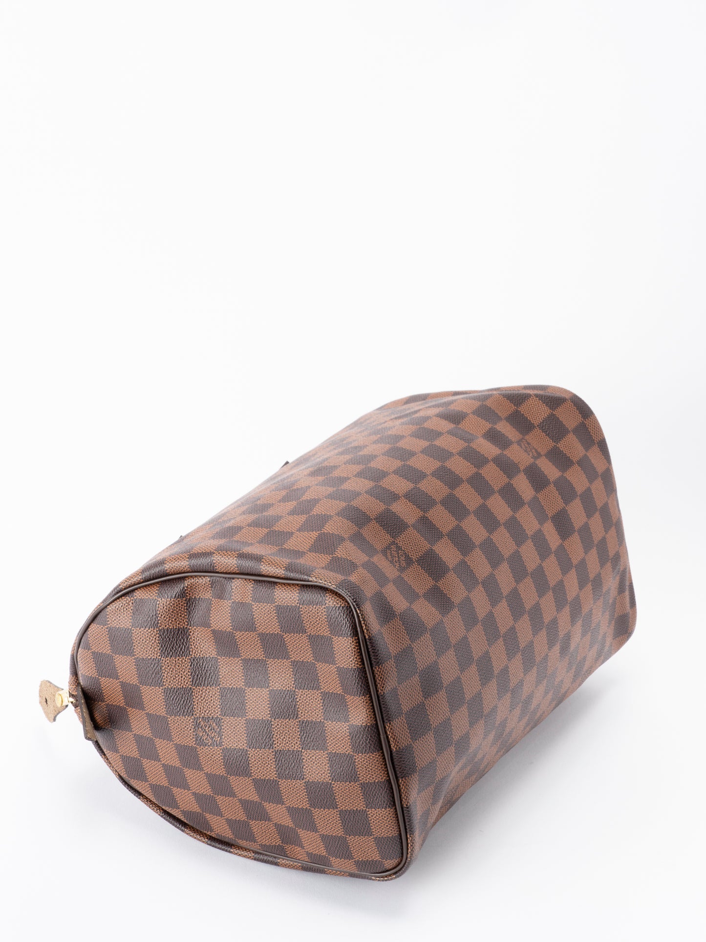 ルイ・ヴィトン N41183 スピーディ30 バンドバッグ ダミエキャンバス ブラウン ゴールド金具