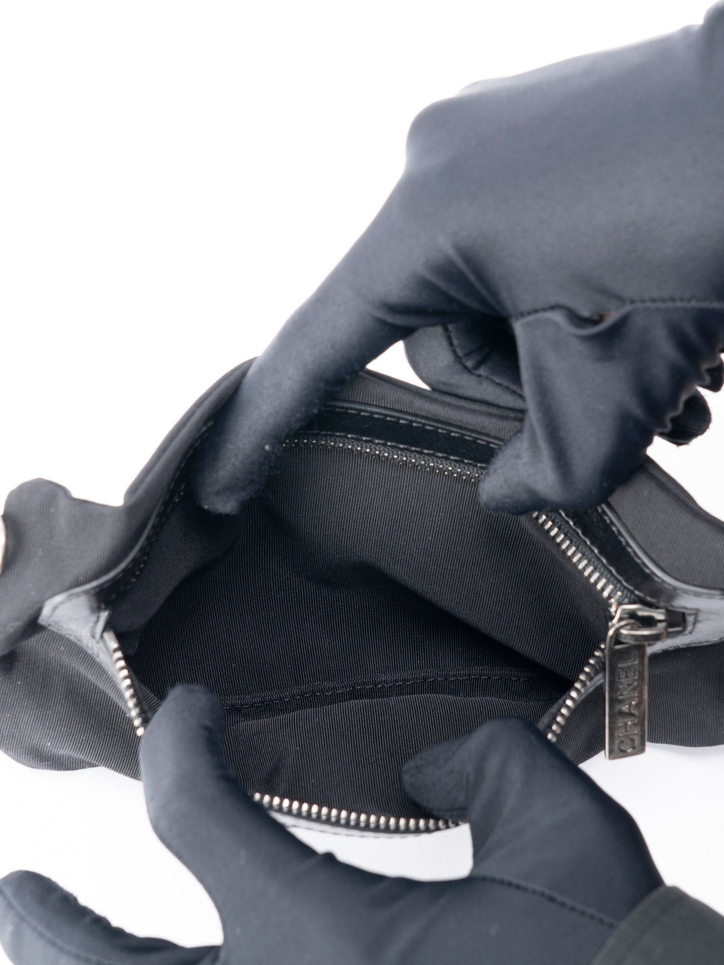 シャネル バブルキルト チェーンショルダーバッグ ポーチ付き カーフスキン ライトピンク アンティークシルバー金具