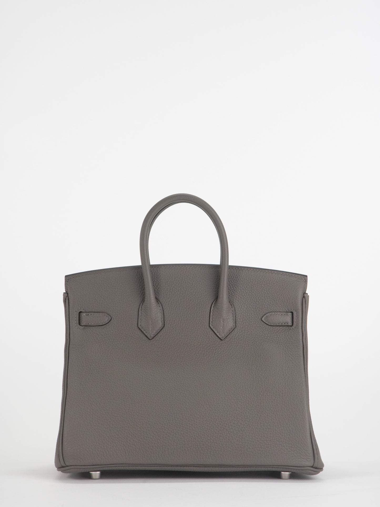 Hermes New Birkin 25 Handbag B: 2023 Silver hardware Togo leather Grimeyer