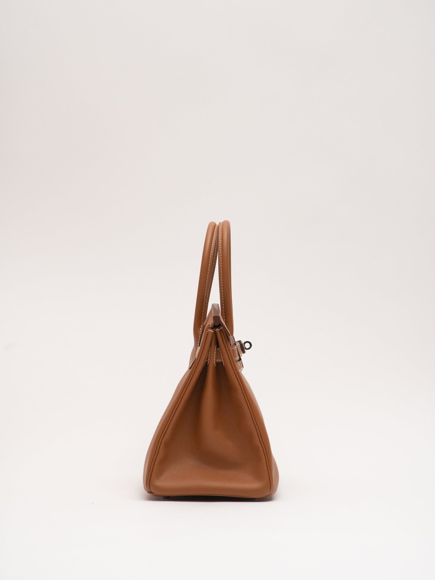 <tc>Hermes Birkin 30 Handbag ▢K:2007 Silver Hardware Epsom leather Gold</tc>