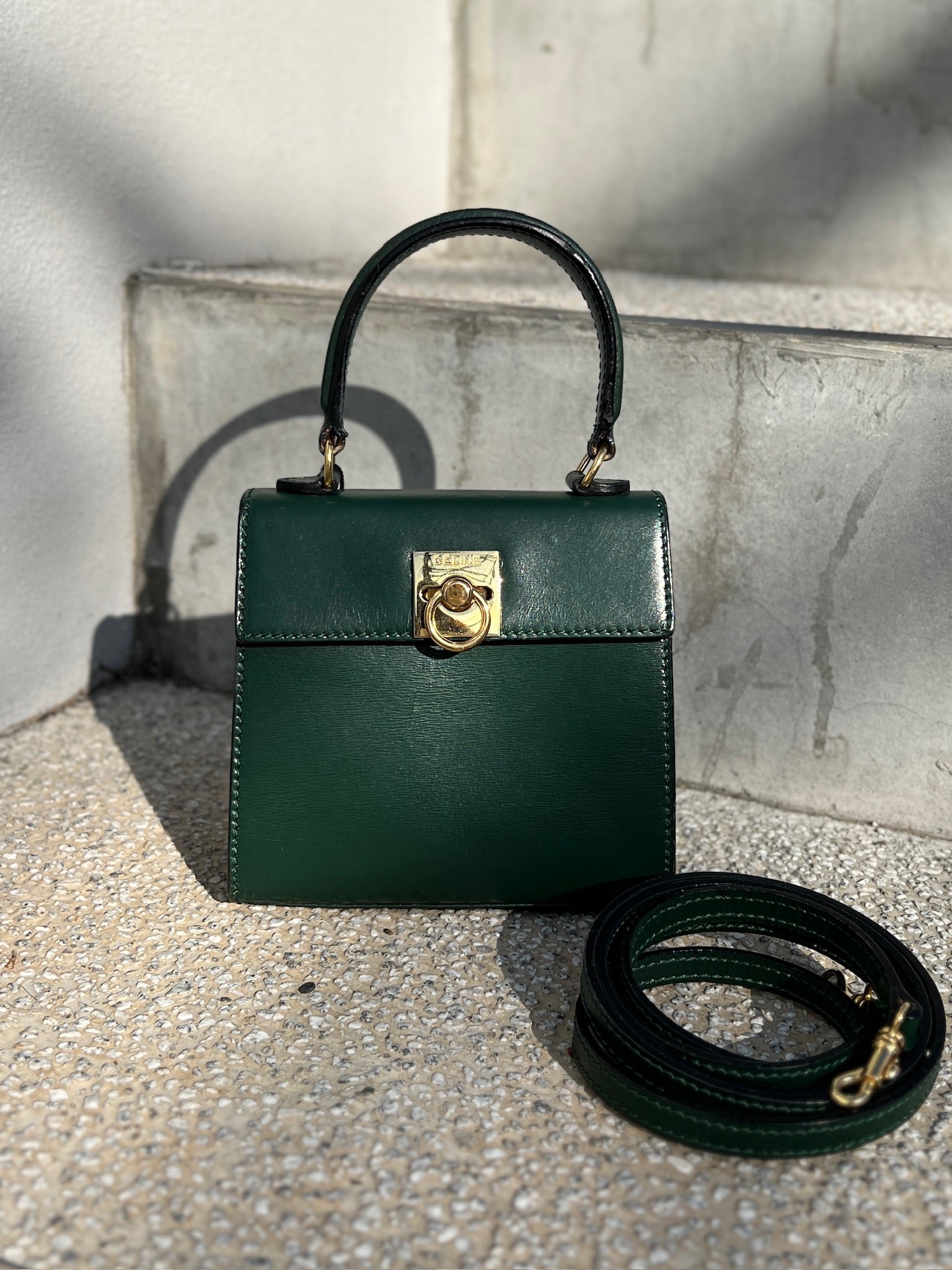 CELINE 2way ハンドバック　ショルダーバッグ　VINTAGE