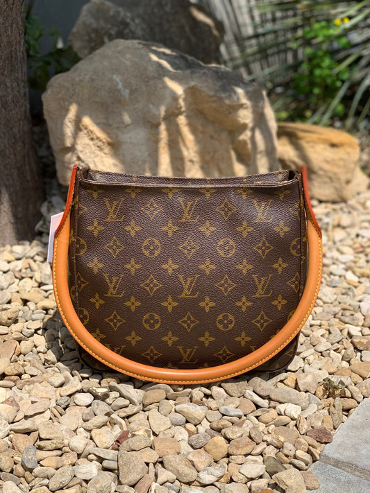 Louis-Vuitton-Monogram-Looping-MM-Shoulder-Bag-Hand-Bag-M51146
