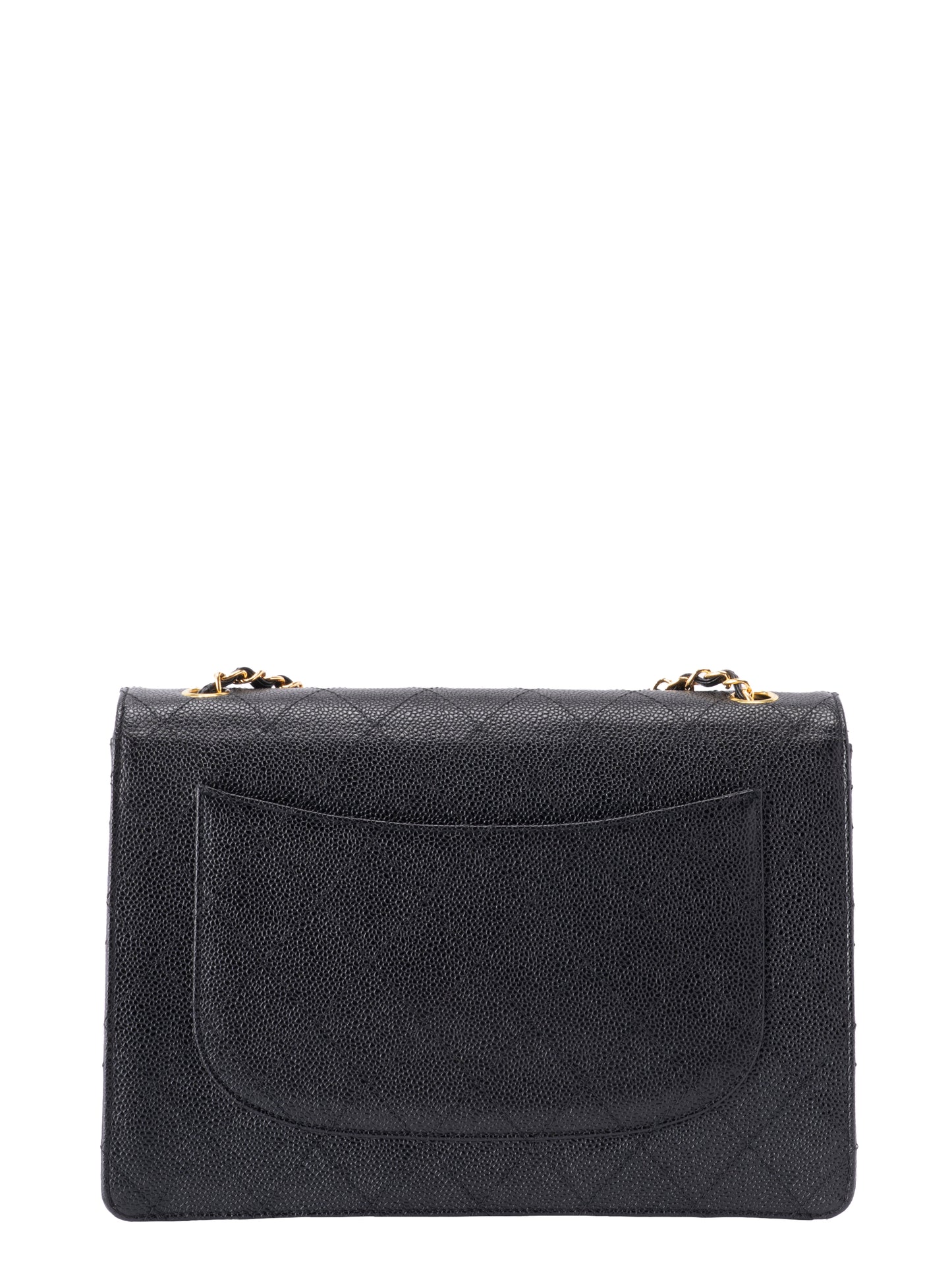 シャネル マトラッセ チェーンショルダーバッグ キャビアスキン ブラック ゴールド金具