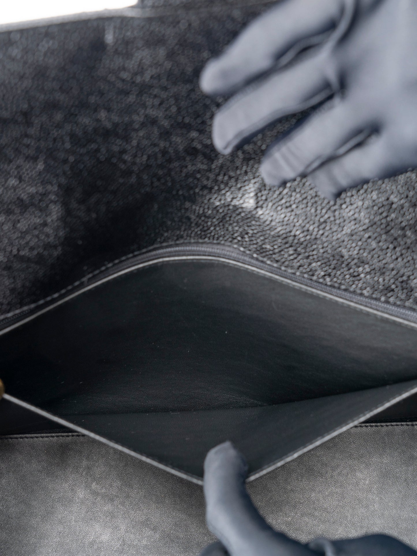 シャネル マトラッセ チェーンショルダーバッグ キャビアスキン ブラック ゴールド金具