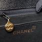 シャネル マトラッセ チェーンショルダーバッグ キャビアスキン ブラック ゴールド金具