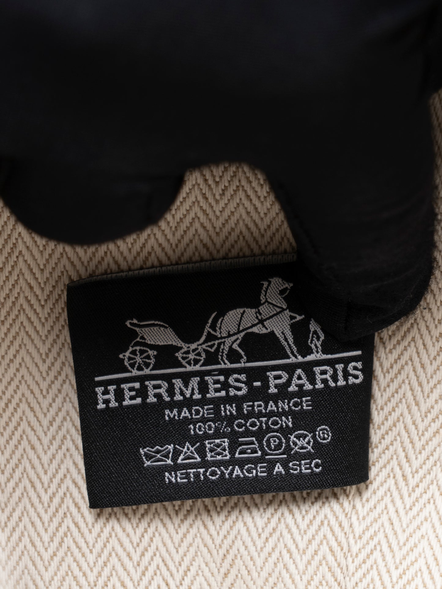 エルメス ブリッドアブラックGM ポーチ バッグ トワルオフェシェ ナチュラル26 シルバー金具