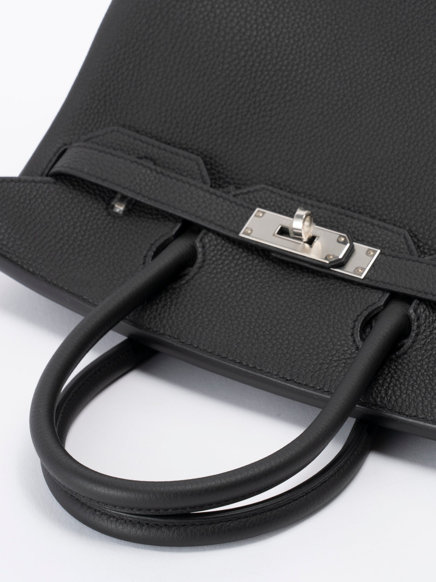 エルメス バーキン30 ハンドバッグ D刻:2019年 トゴ ブラック シルバー金具