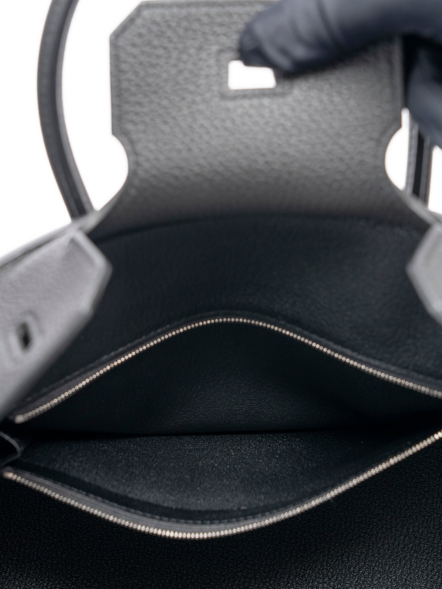 エルメス バーキン30 ハンドバッグ D刻:2019年 トゴ ブラック シルバー金具
