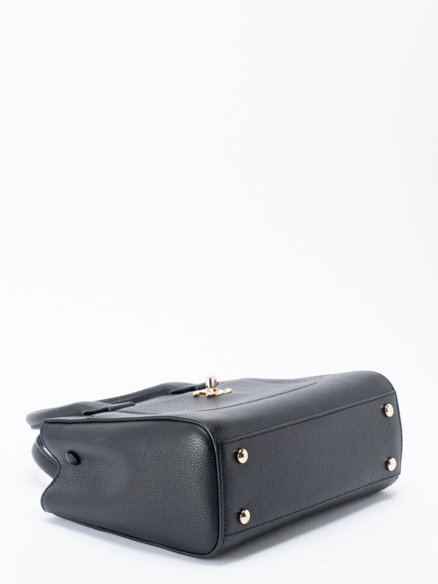 シャネル ネオエグゼクティブ 2WAYトートバッグ キャビアスキン ブラック ゴールド金具