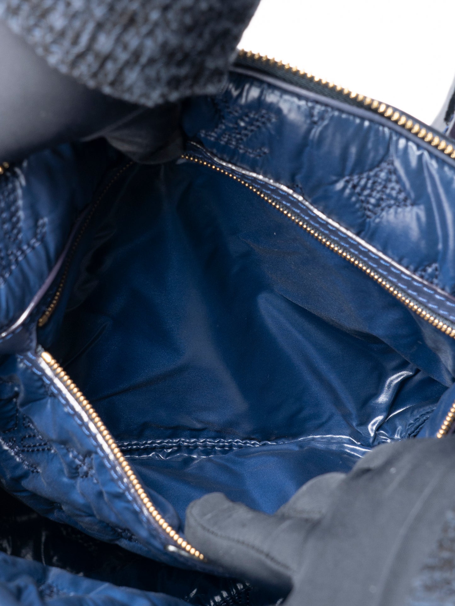 ルイ・ヴィトン M93842 ロックイットヴェルティ ハンドバッグ モノグラムデジュール ネイビー ゴールド金具