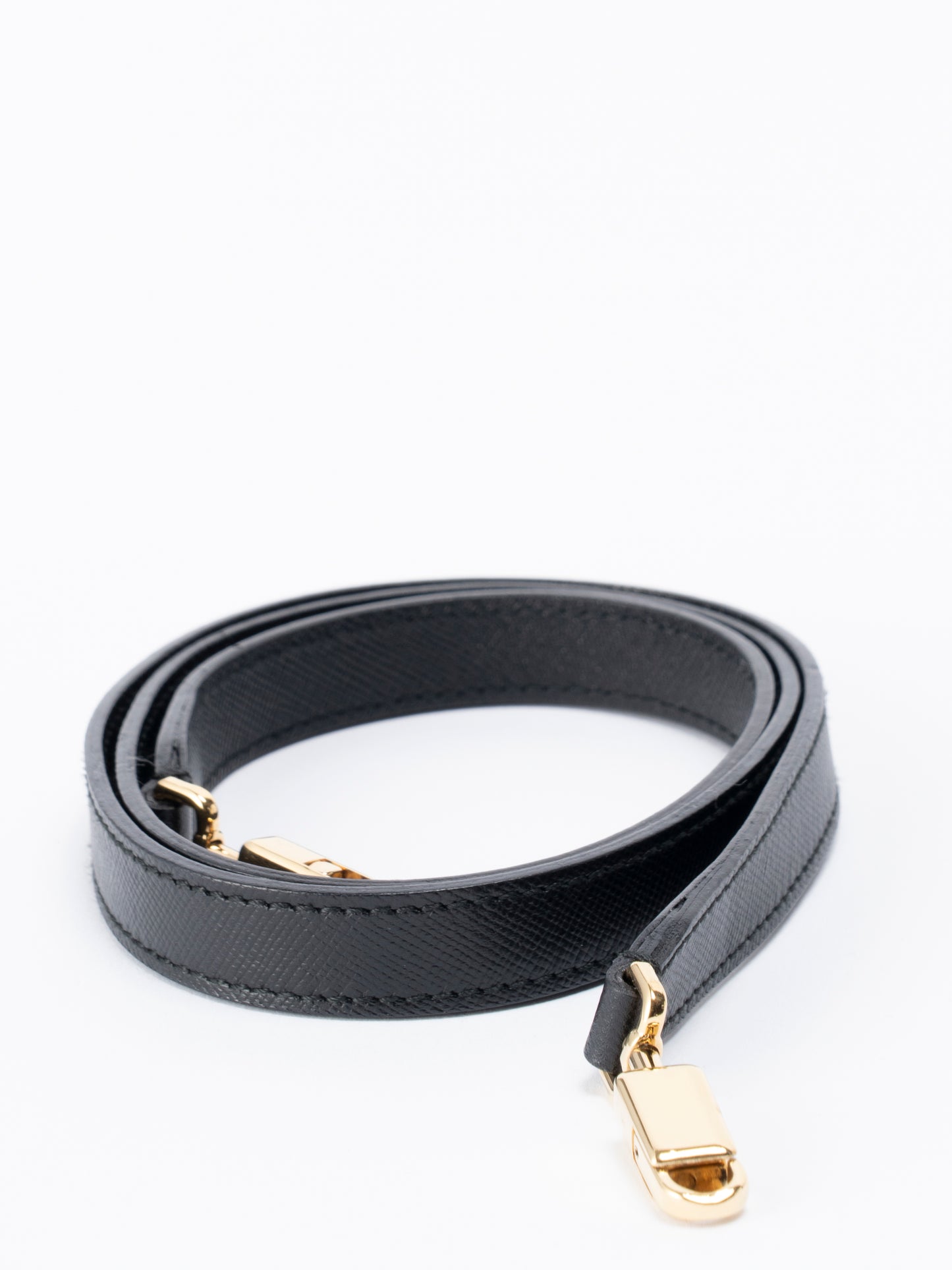 フェラガモ ガンチーニ 2WAY ショルダーバッグ レザー ブラック ゴールド金具