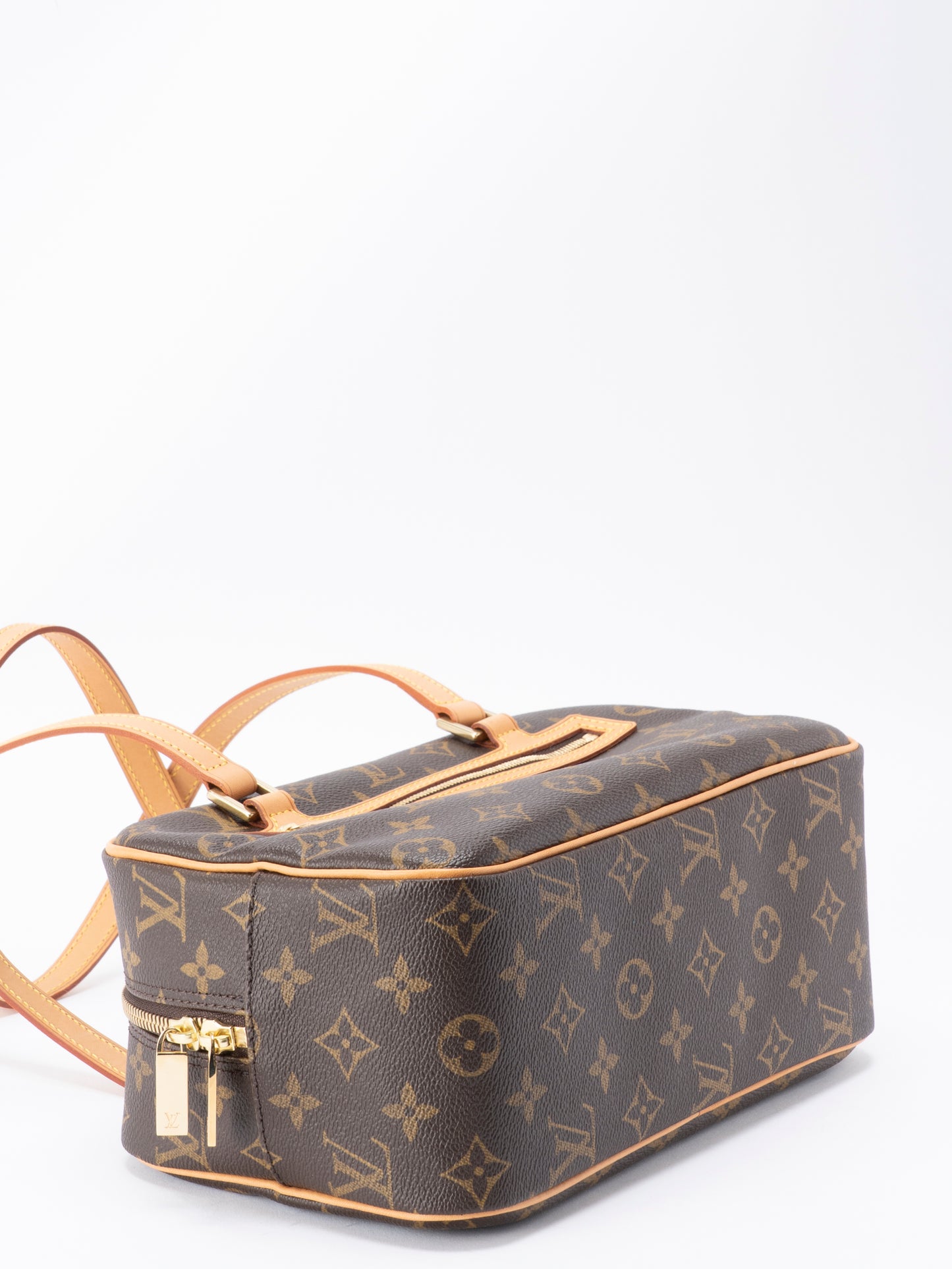 ルイ・ヴィトン M51182 シテMM ショルダーバッグ モノグラムキャンバス ブラウン ゴールド金具