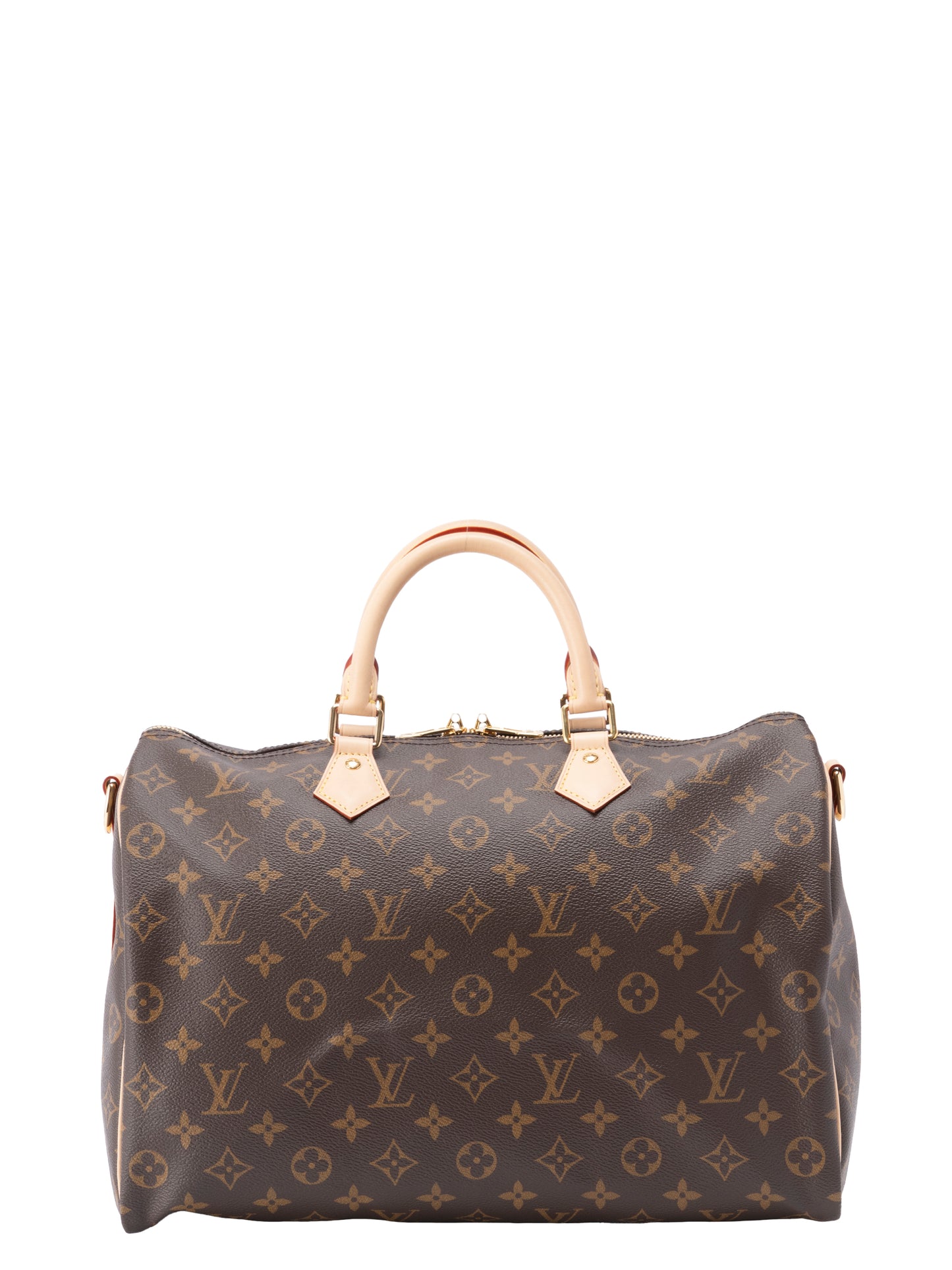 ルイ・ヴィトン M41524 スピーディバンドリエール35 ハンドバッグ モノグラムキャンバス ブラウン ゴールド金具 未使用