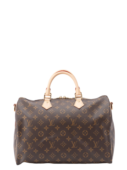 ルイ・ヴィトン M41524 スピーディバンドリエール35 ハンドバッグ モノグラムキャンバス ブラウン ゴールド金具 未使用