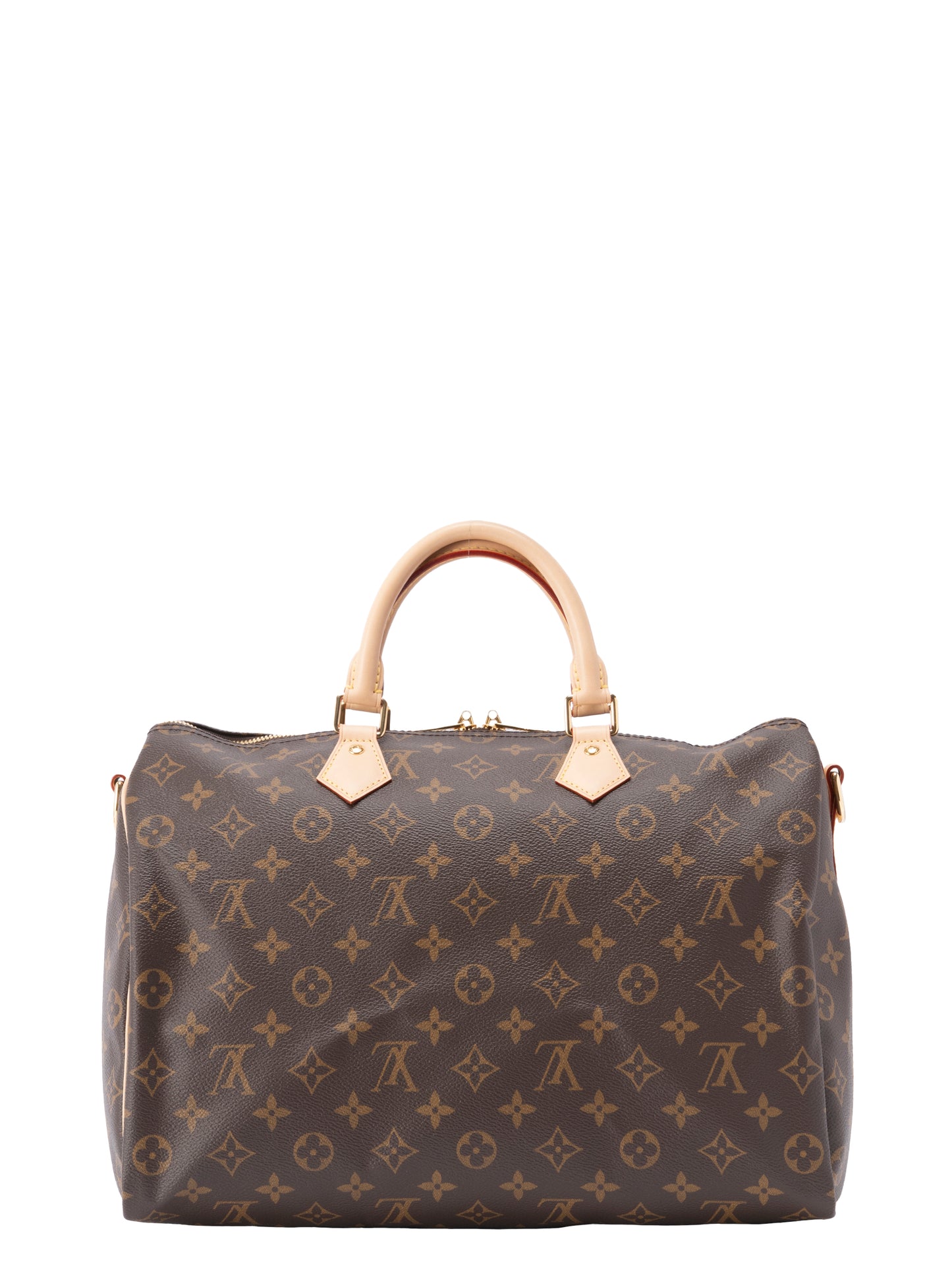 ルイ・ヴィトン M41524 スピーディバンドリエール35 ハンドバッグ モノグラムキャンバス ブラウン ゴールド金具 未使用