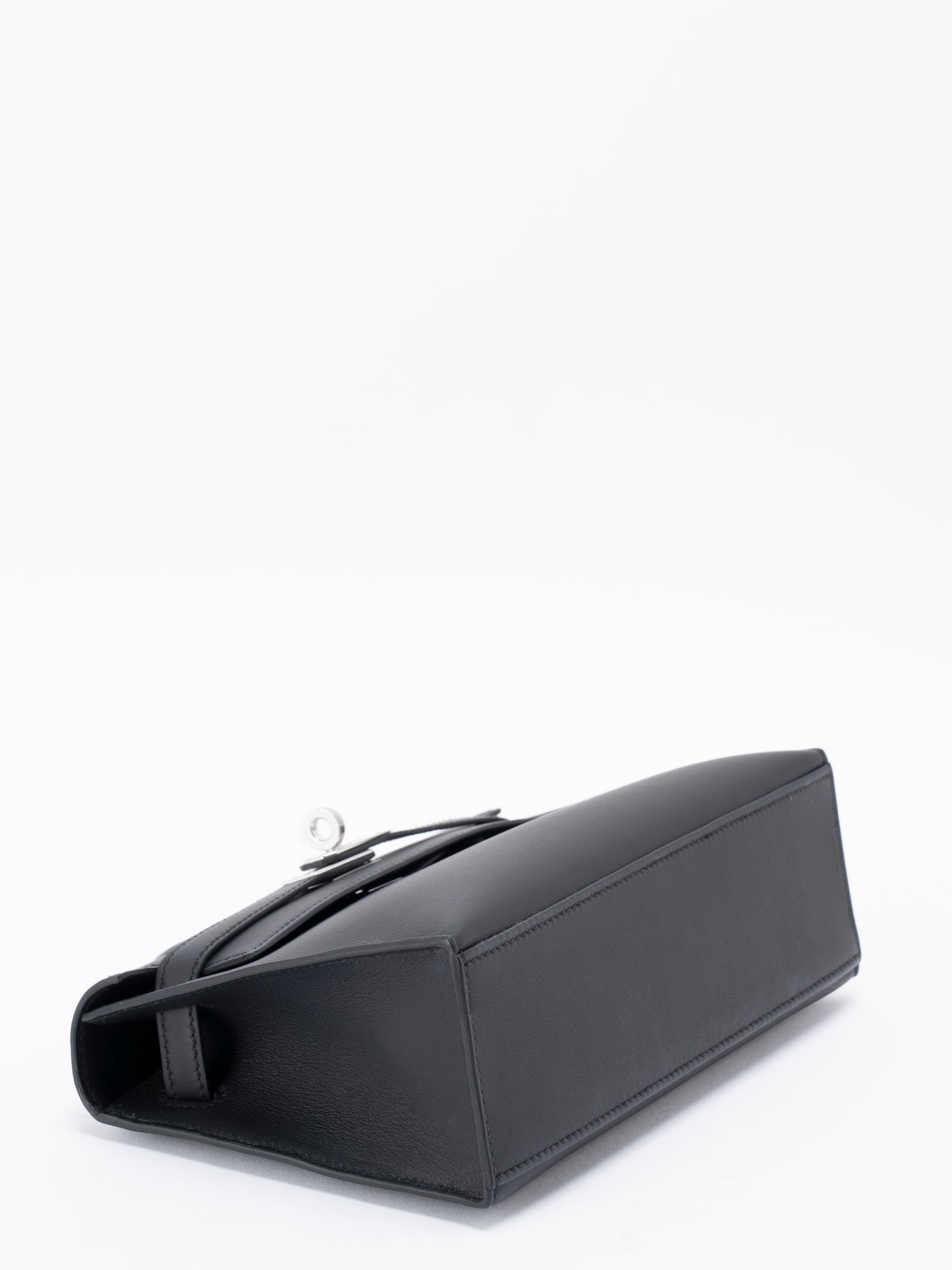 エルメス ポシェットケリー ハンドバッグ K刻:2025年 スイフト ブラック89 シルバー金具 新品