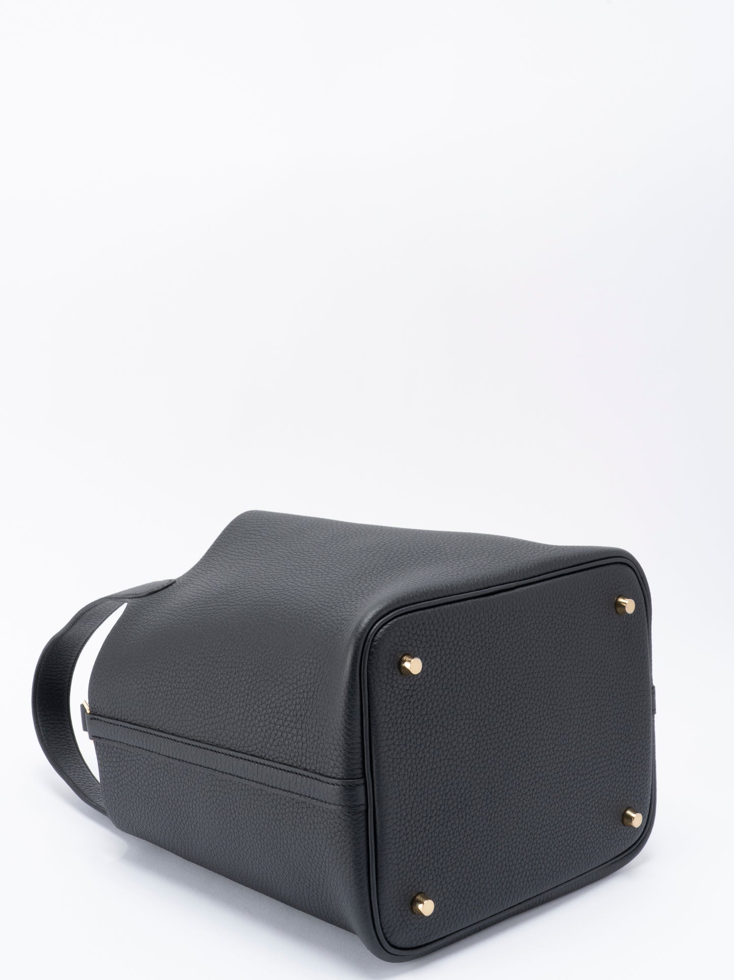 エルメス ピコタンロックMM バンドバッグ K刻:2025年 トリヨンクレマンス ブラック ゴールド金具 新品