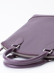 Louis Vuitton M4229K Lockit Handbag Epi Purple Silver Hardware