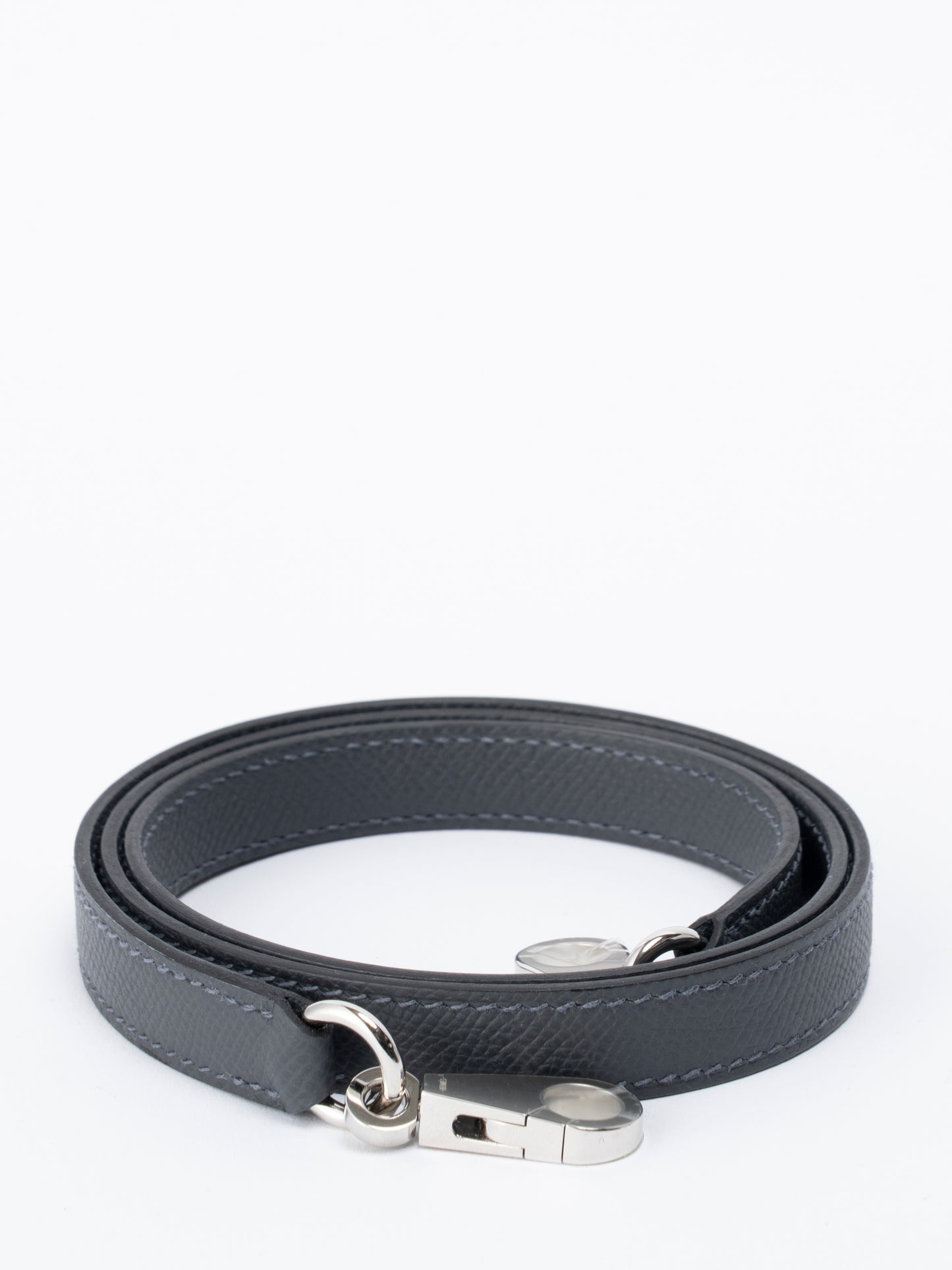 エルメス ケリー25 トリコロール ハンドバッグ 外縫い K刻:2025年 エプソン ブラック×ブルーイドラ×アルドワーズ シルバー金具 新品