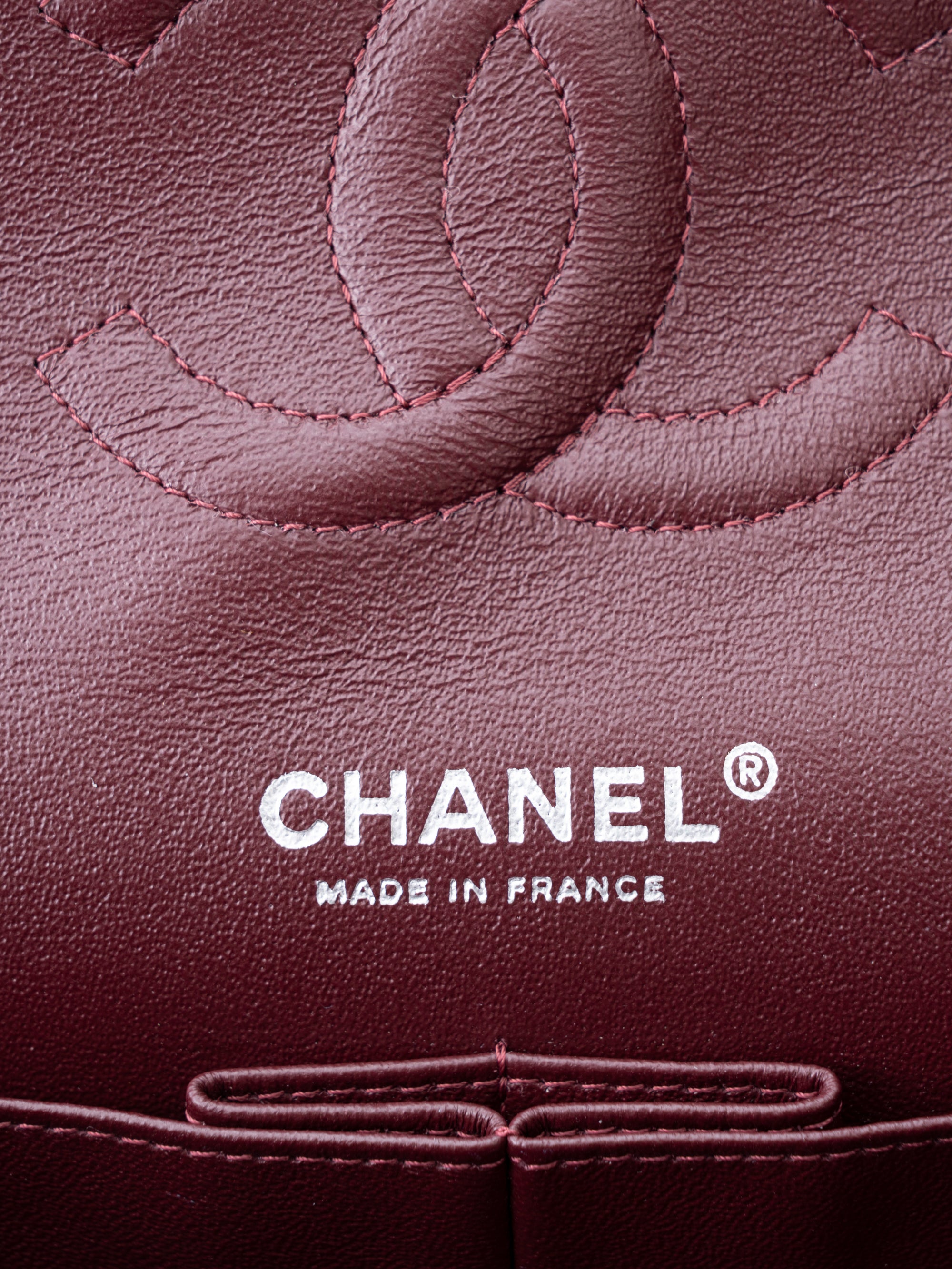 CHANEL W Flap Matelassé 25 Caviar Skin Shoulder Bag Black Silver Hardware