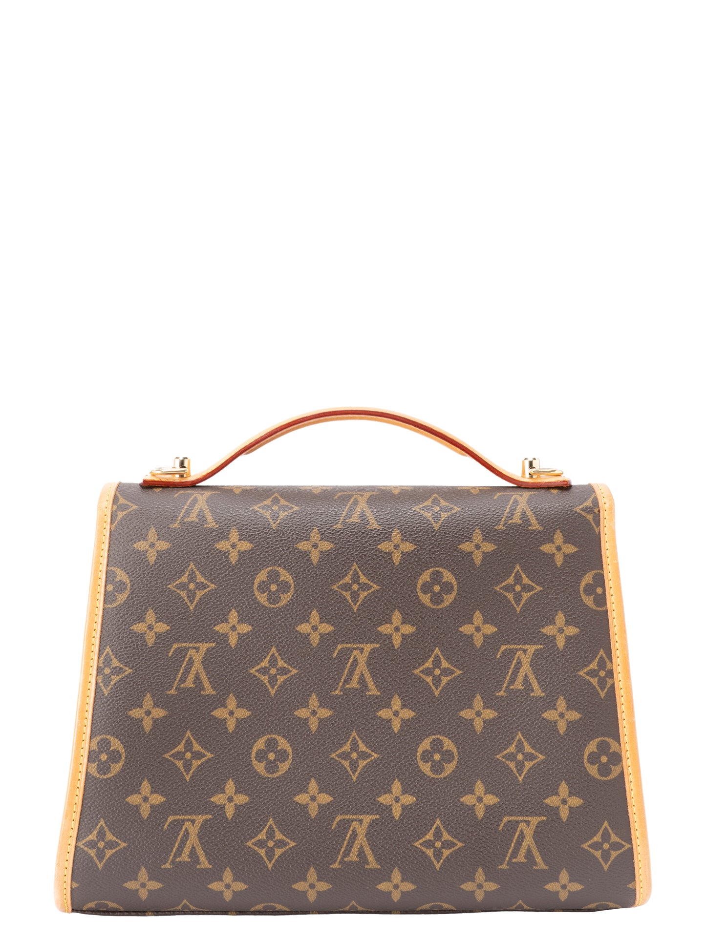 ルイ・ヴィトン M51122 ベルエア 2WAYショルダーバッグ モノグラムキャンバス ブラウン ゴールド金具