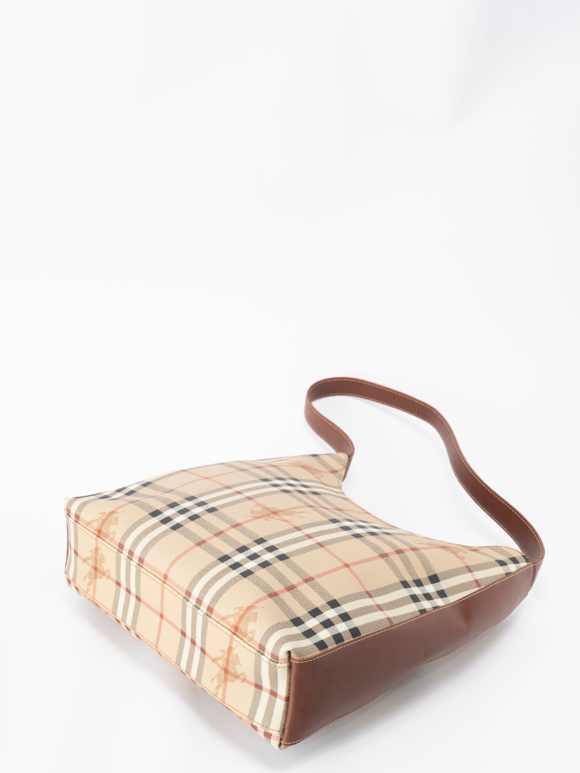 希少　バーバリー　ノバチェック　シャドウホース　ビジネスバック BURBERRY - バーバリー ボストンバッグ ノバチェック シャドー