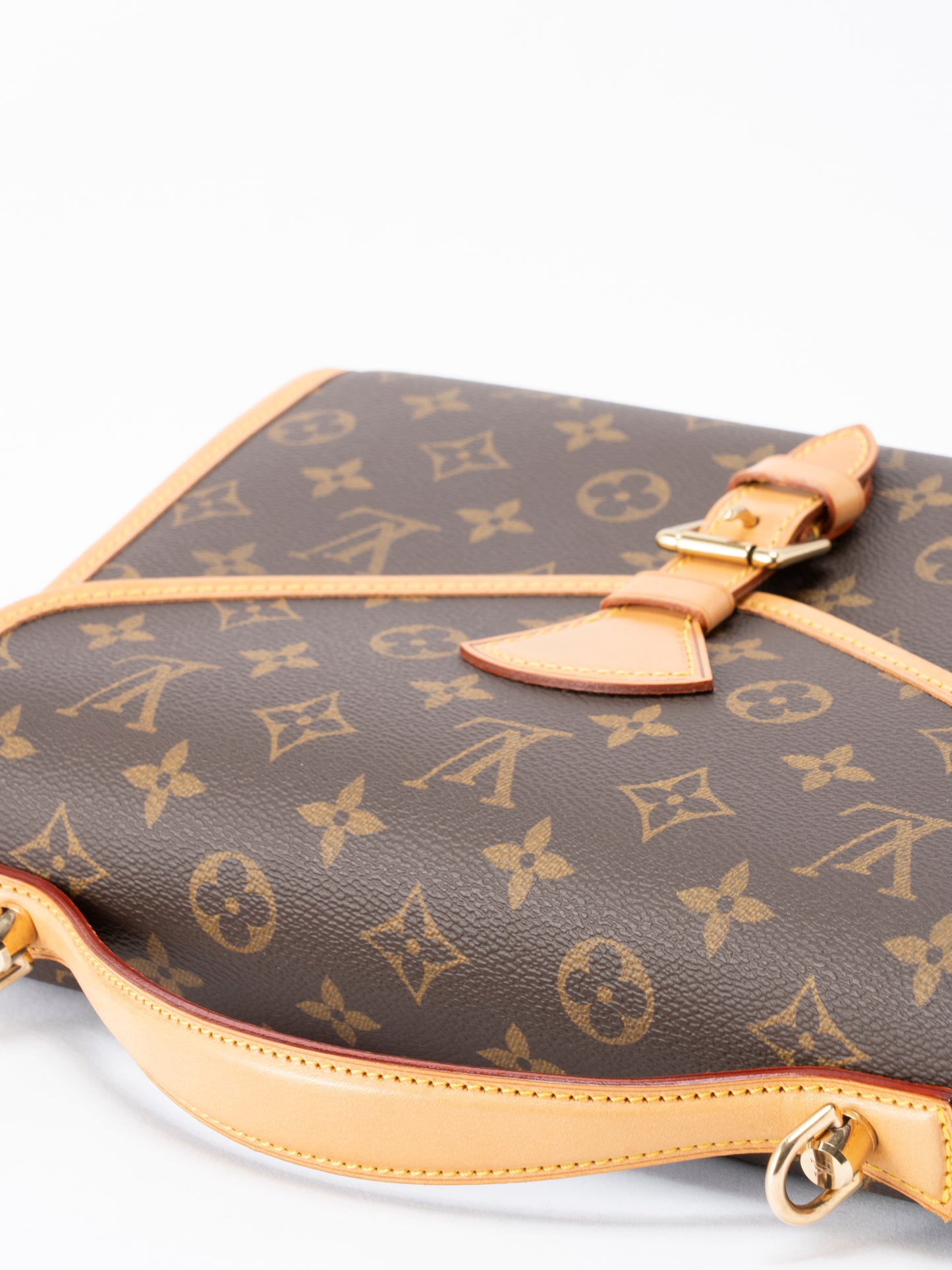 ルイ・ヴィトン M51122 ベルエア 2WAYショルダーバッグ モノグラムキャンバス ブラウン ゴールド金具