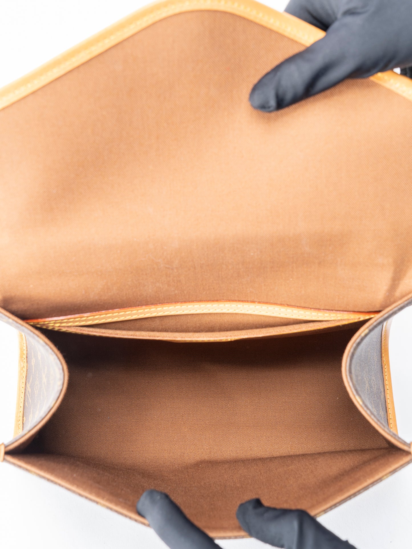 ルイ・ヴィトン M51122 ベルエア 2WAYショルダーバッグ モノグラムキャンバス ブラウン ゴールド金具