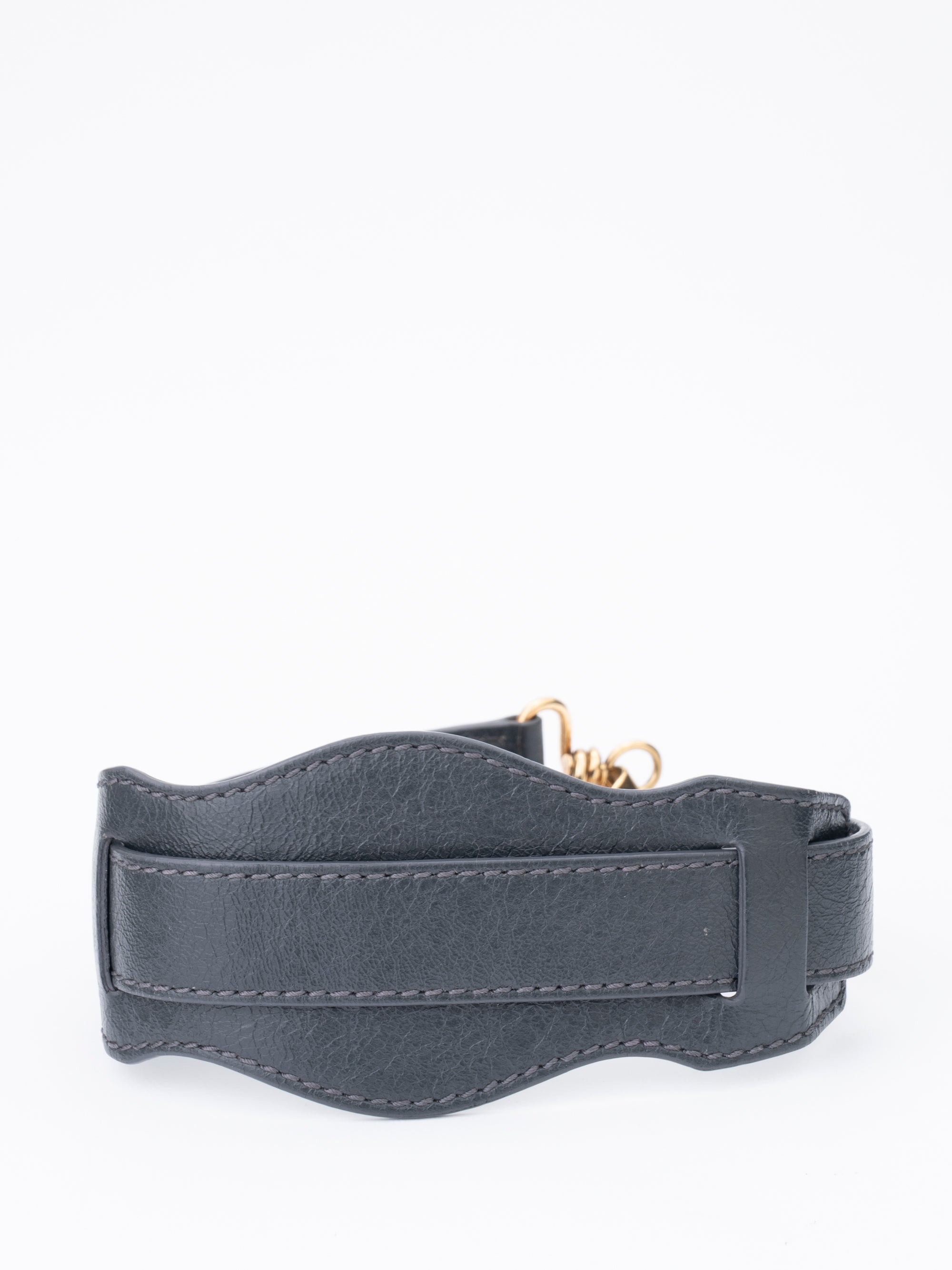 Balenciaga The City 2-Way Handbag Leather Light Gray Gold-Tone Hardware