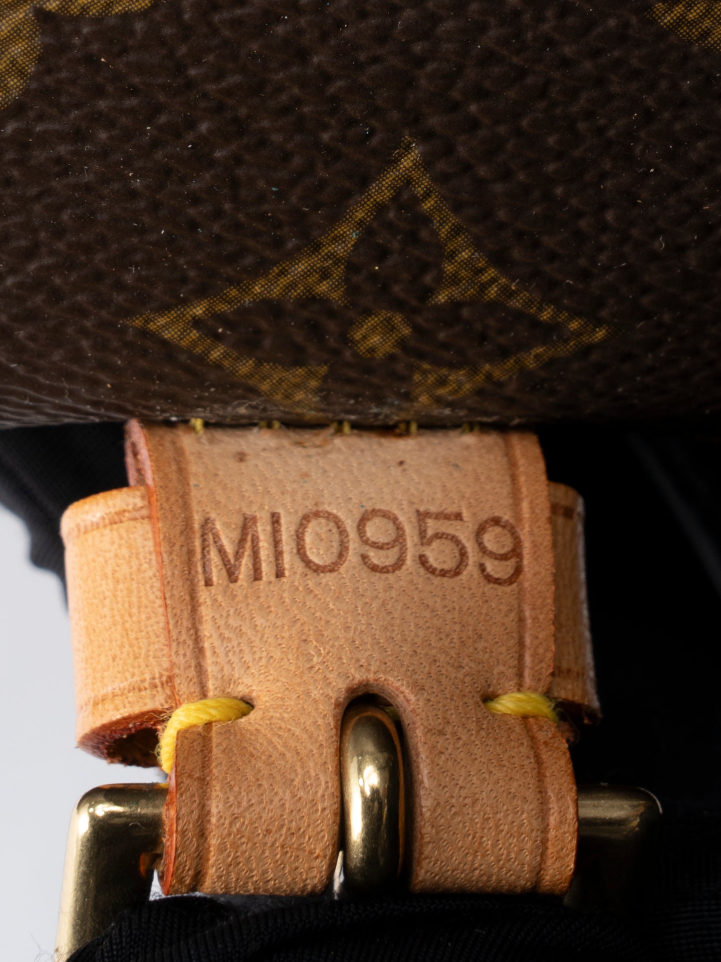 ルイ・ヴィトン M51122 ベルエア 2WAYショルダーバッグ モノグラムキャンバス ブラウン ゴールド金具