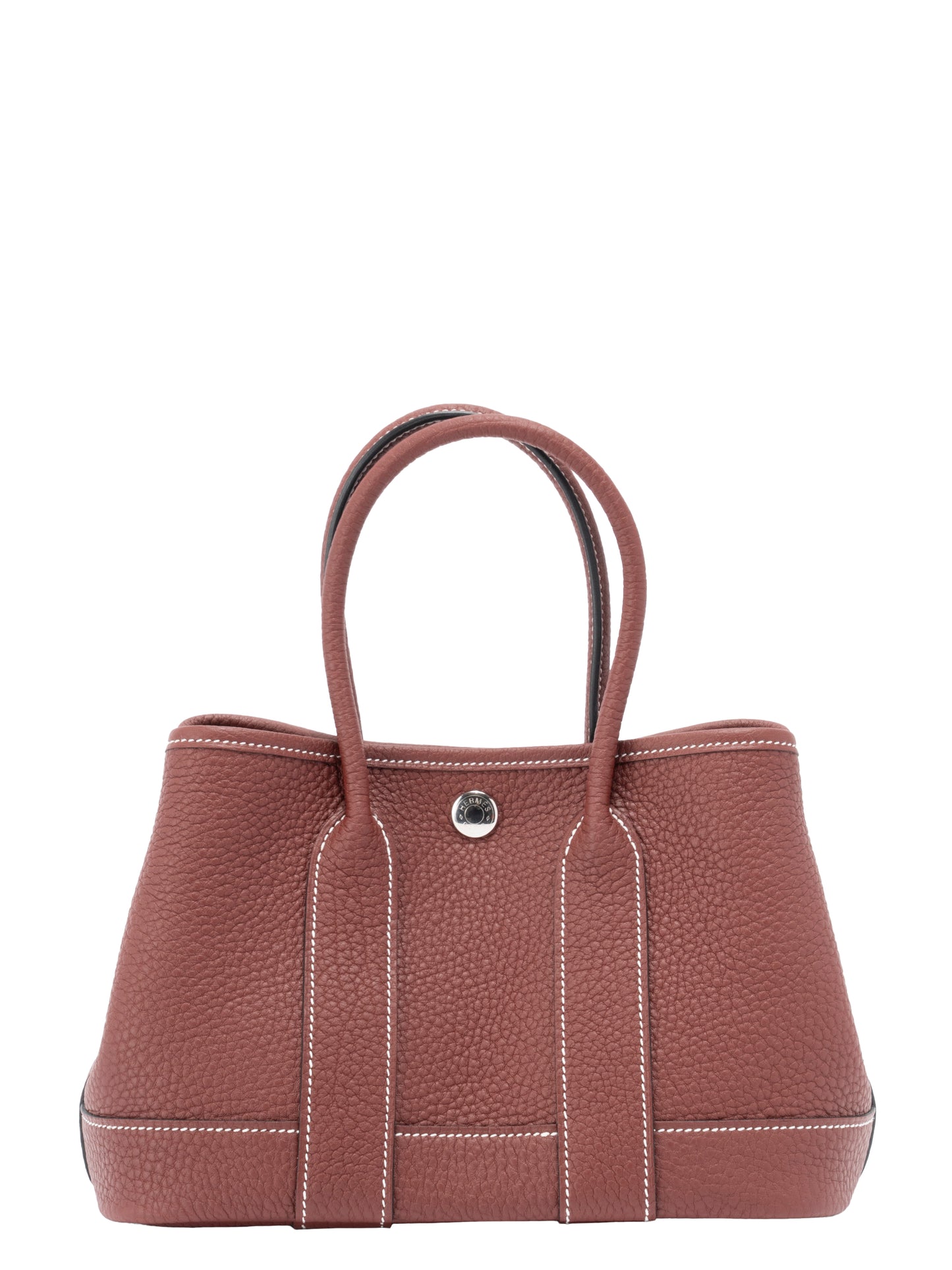 エルメス ネオガーデンパーティ ハンドバッグ W刻:2024年 ネゴンダ ルージュアッシュ シルバー金具 新品