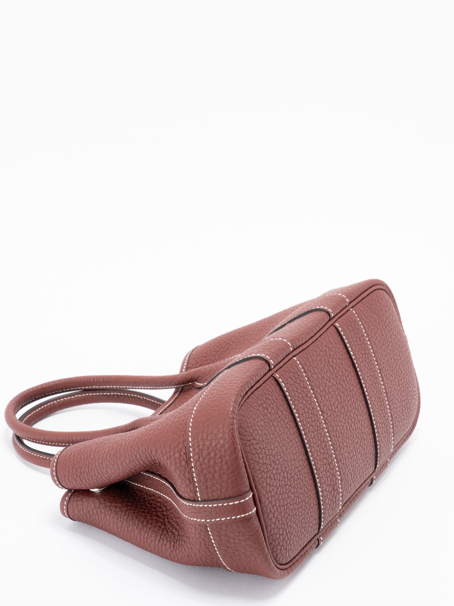 エルメス ネオガーデンパーティ ハンドバッグ W刻:2024年 ネゴンダ ルージュアッシュ シルバー金具 新品