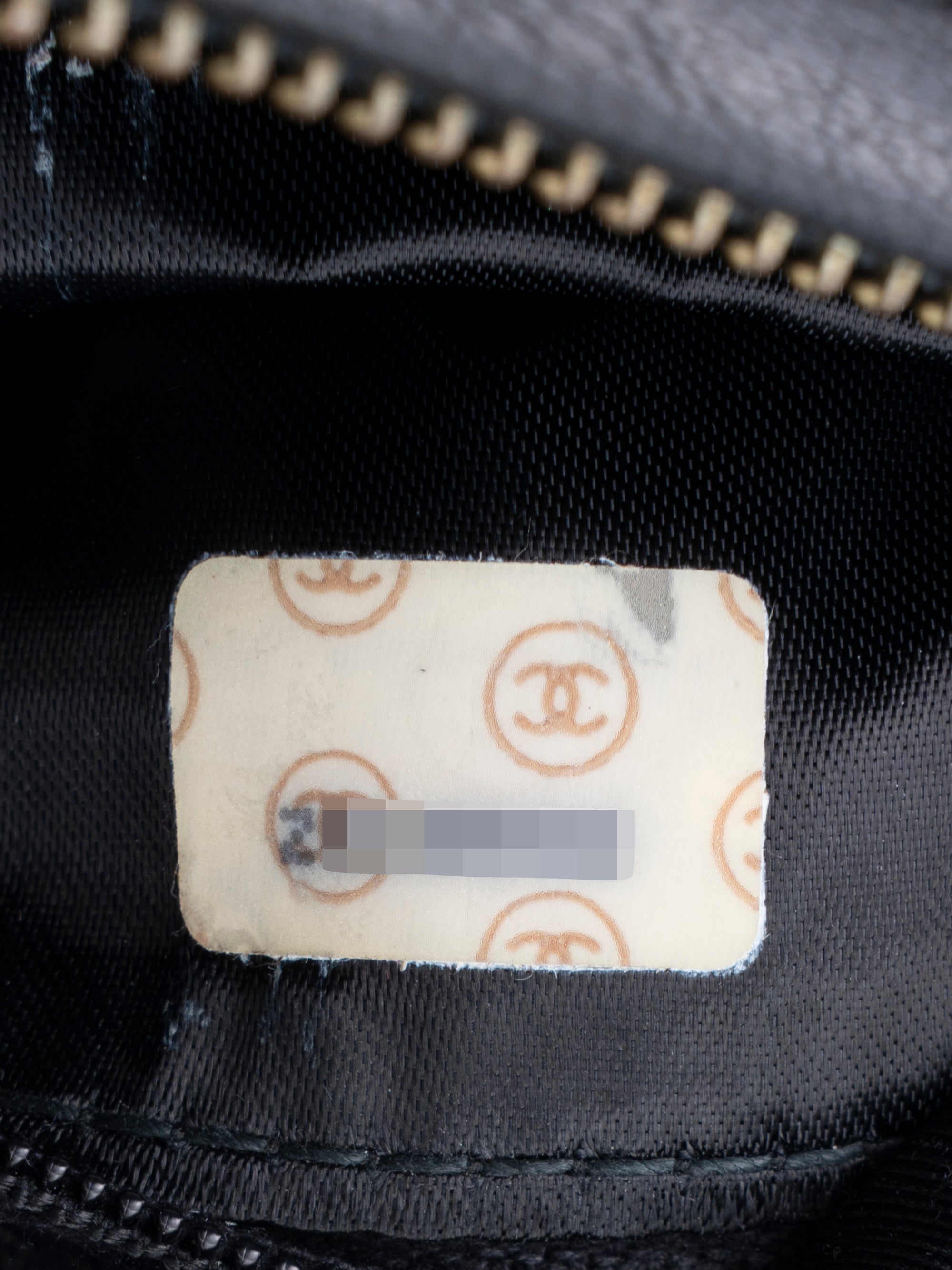 CHANEL V-Stitch Chain Camera Bag Lambskin Black Gold Hardware