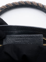 Balenciaga The City 2-Way Handbag Leather Light Gray Gold-Tone Hardware