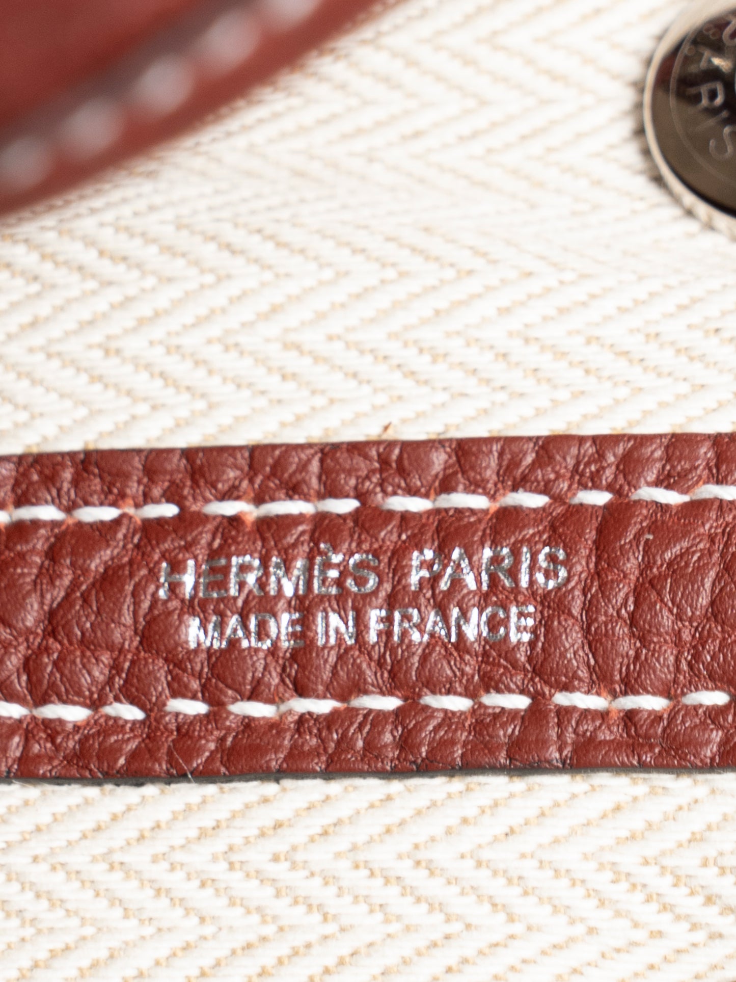 エルメス ネオガーデンパーティ ハンドバッグ W刻:2024年 ネゴンダ ルージュアッシュ シルバー金具 新品