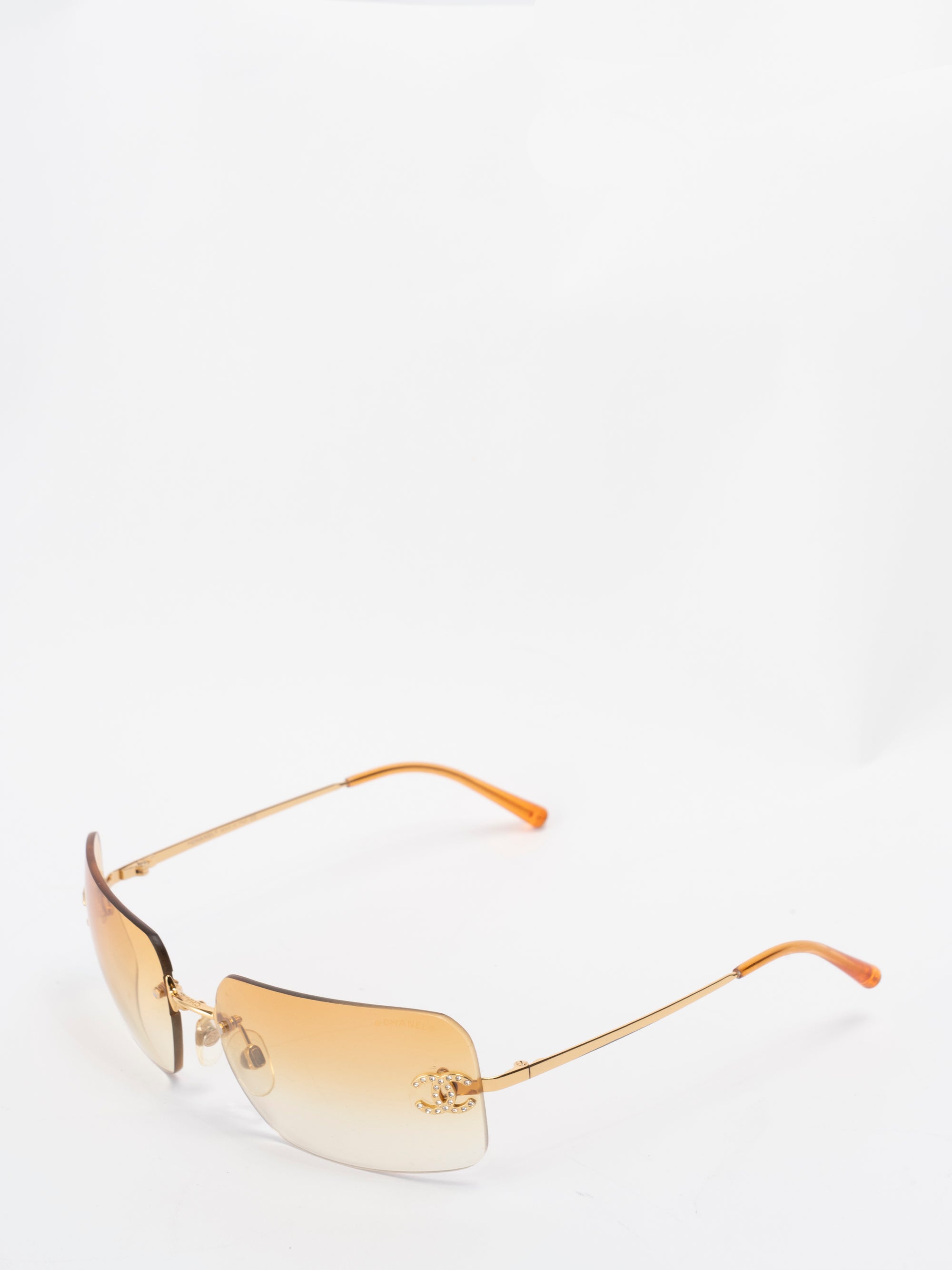 CHANEL サングラス シャネル ココマーク ラインストーン ヴィンテージ