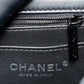 シャネル トップハンドル ミニフラップ シリアルプレート 2WAYショルダーバッグ ラムスキン ブラック ブラック金具